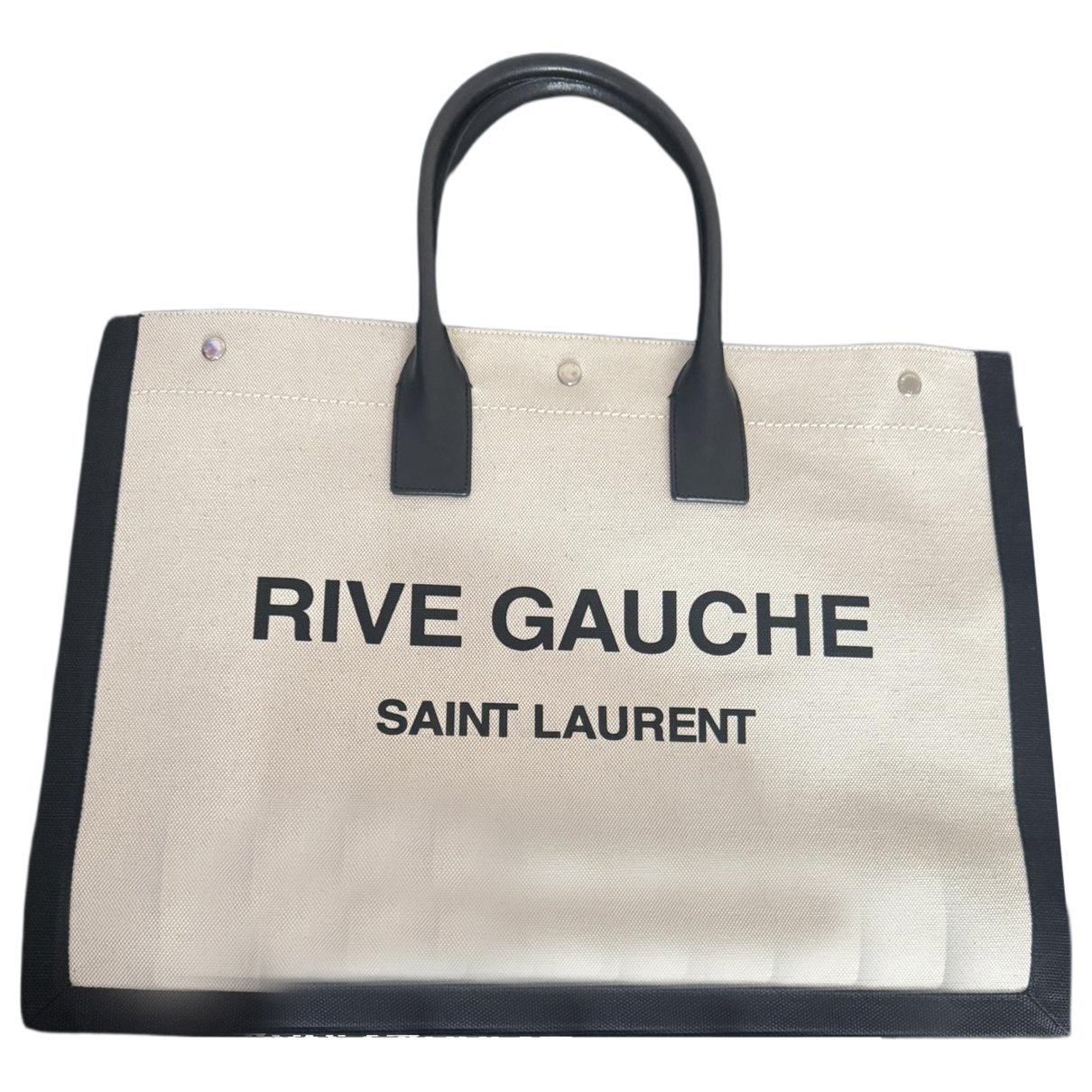 Rive Gauche linen tote
