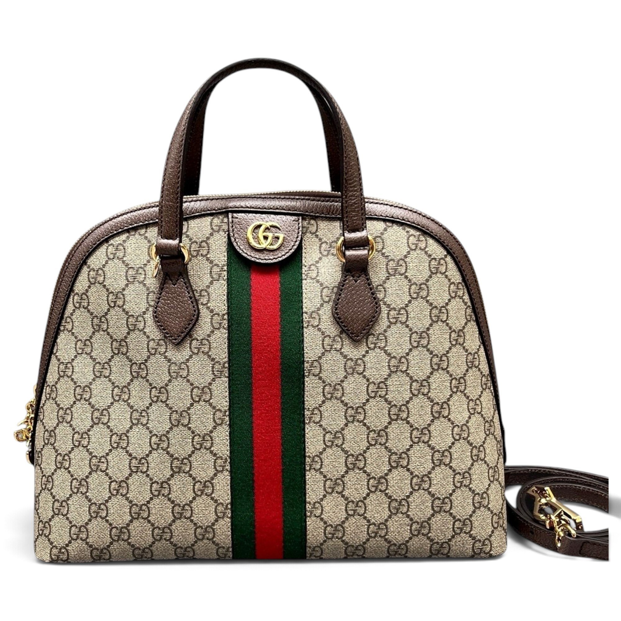 Ophidia Dome leather bag