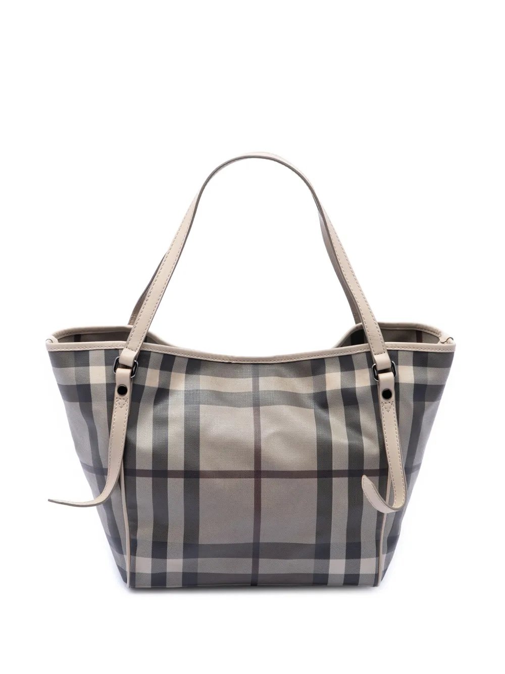 2000-2017 Small Smoke Check Coated Canvas Canterbury tote bag