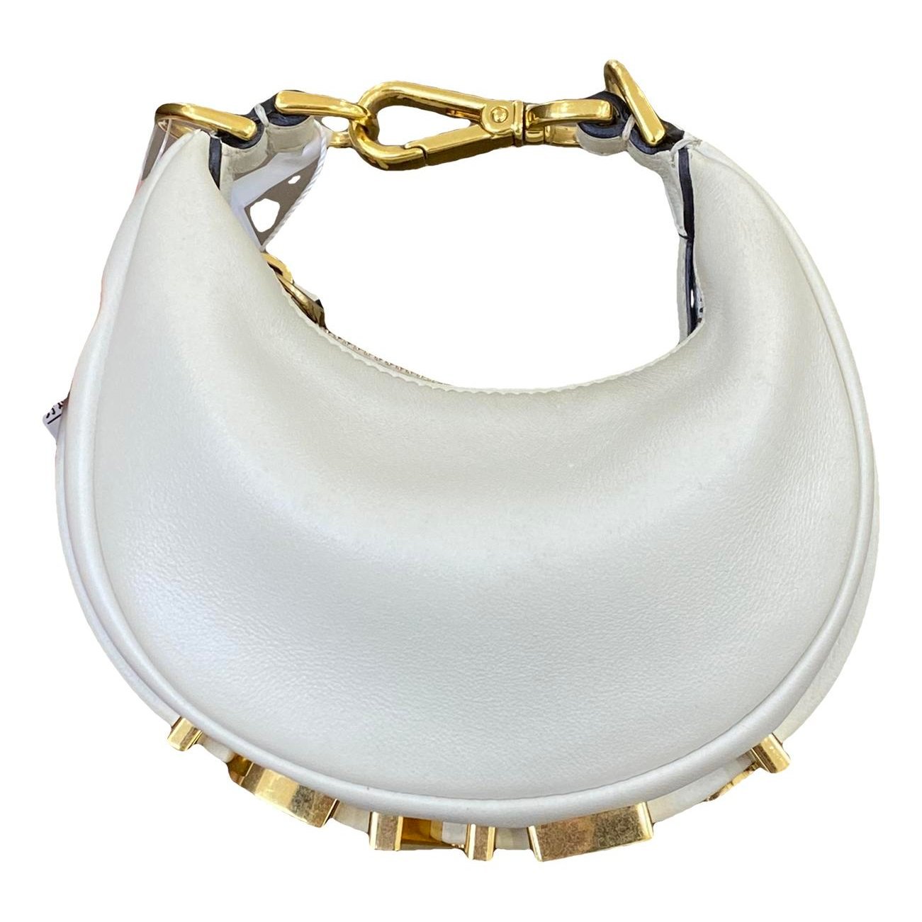 Fendigraphy leather handbag