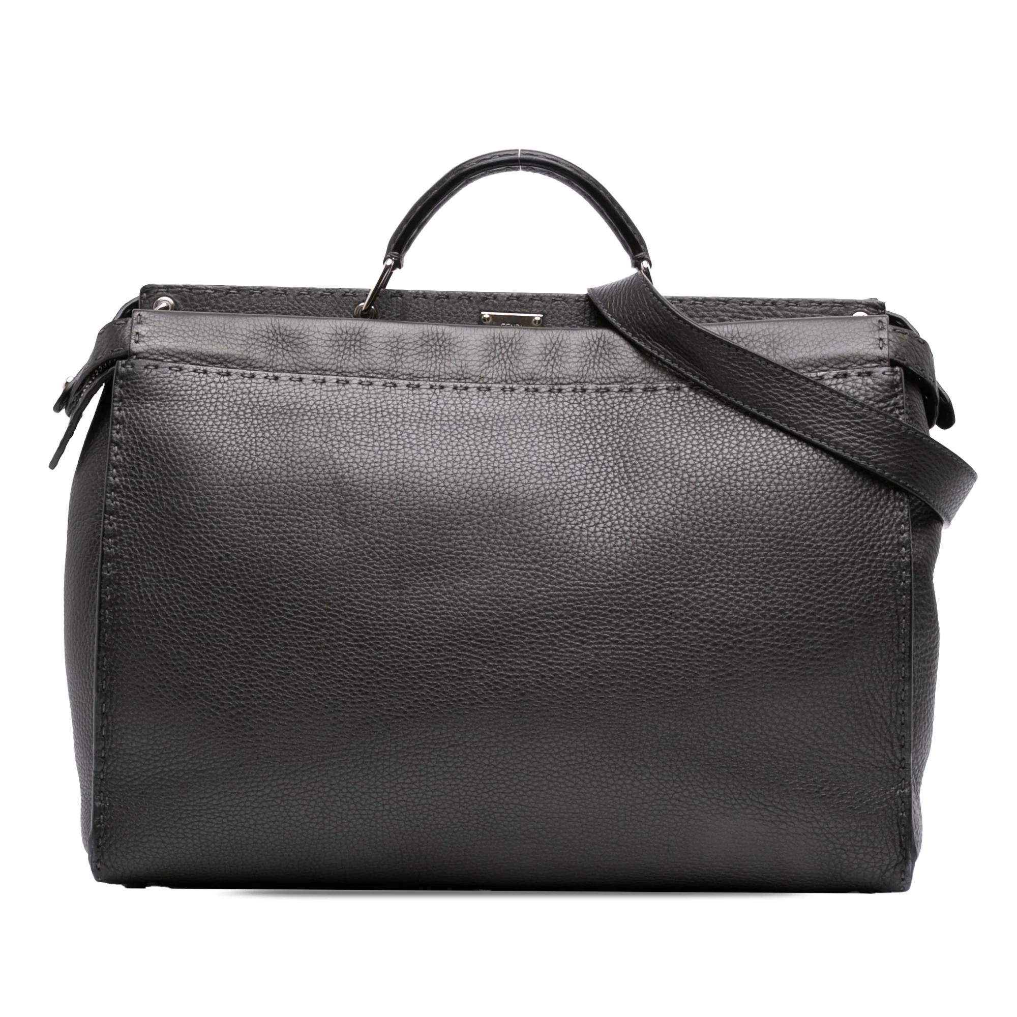 Peekaboo pony-style calfskin handbag