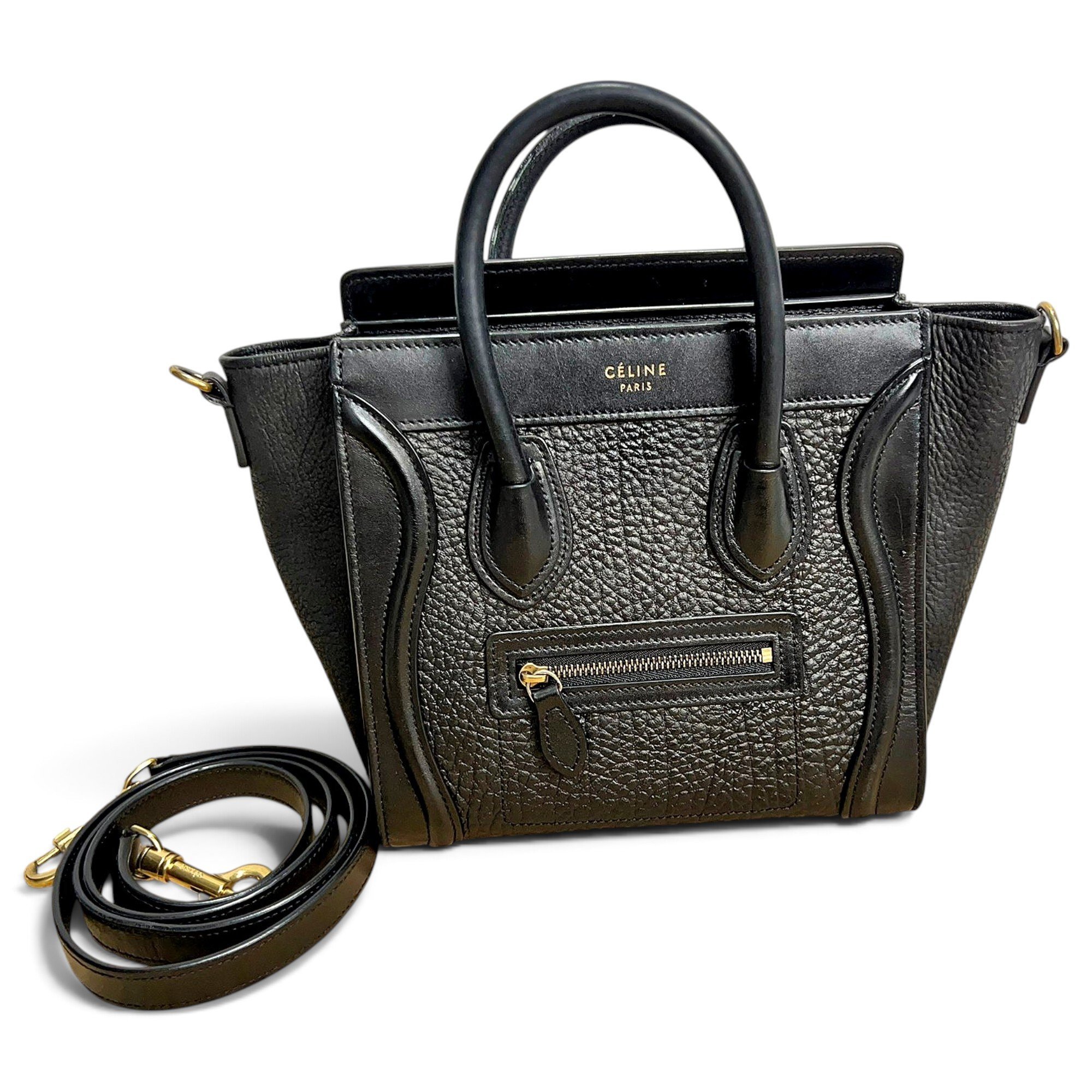 Nano Luggage leather handbag