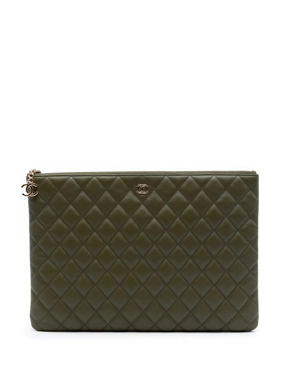 2016-2017 Large Quilted Lambskin Cuba La Habana O Case clutch bag