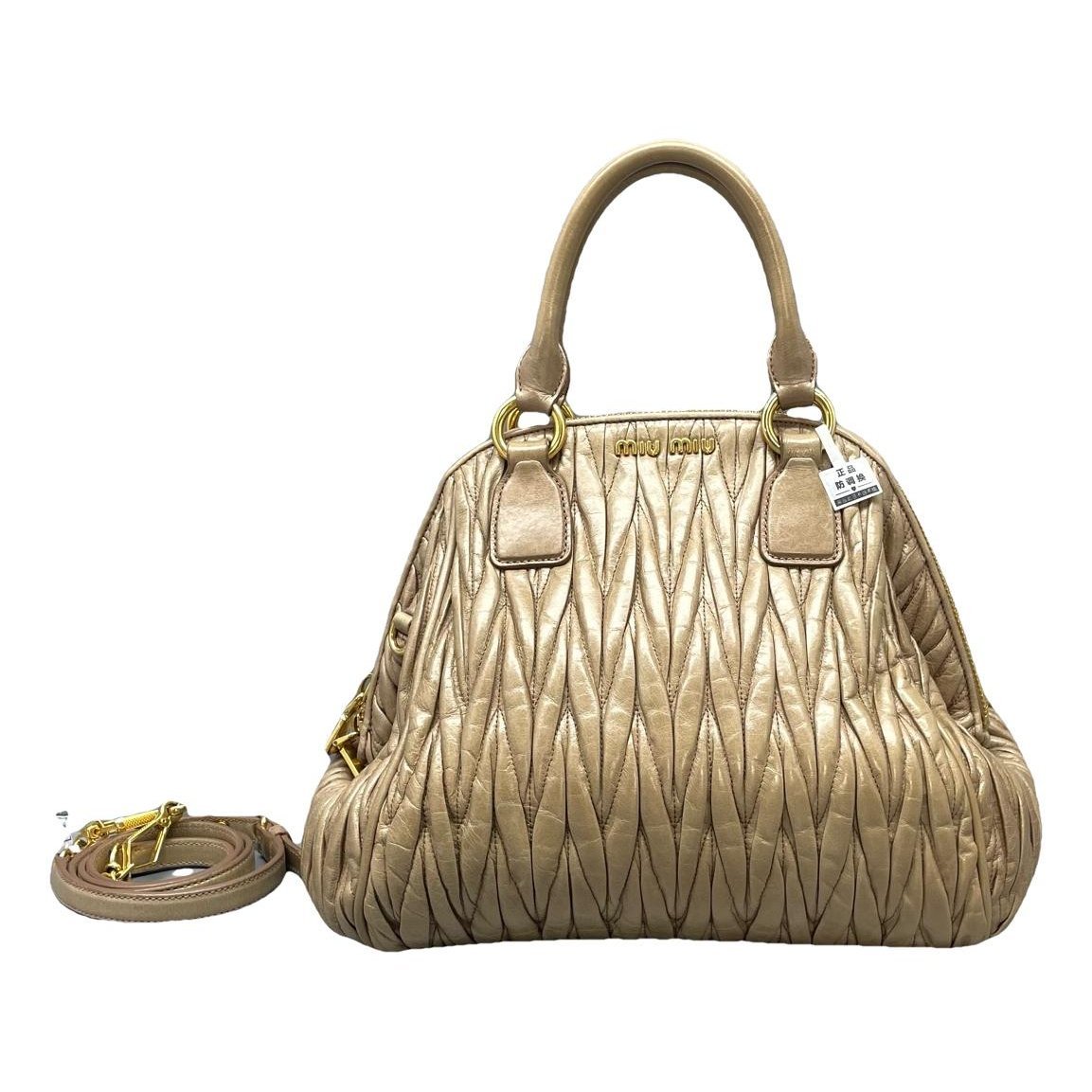 Leather handbag
