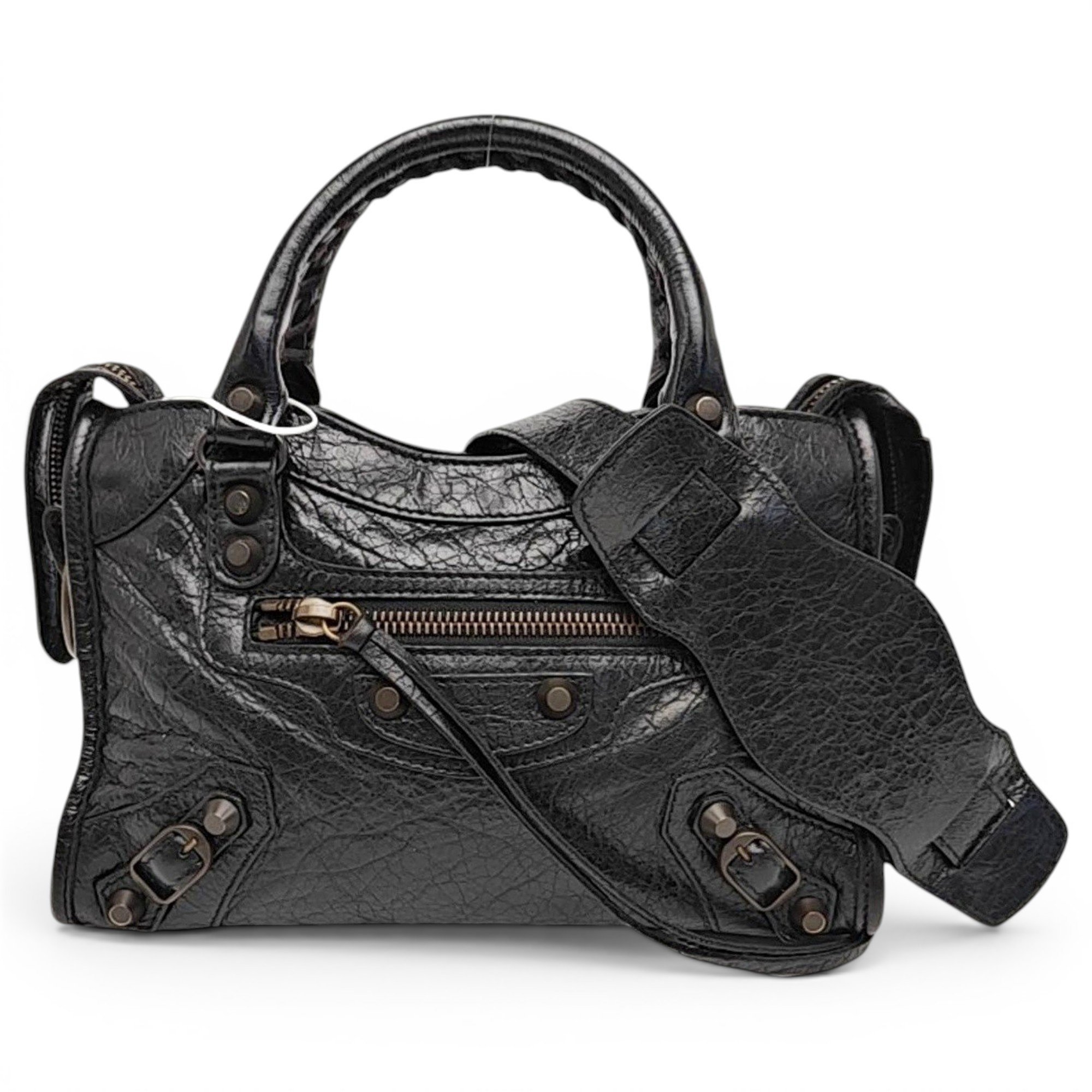 Leather handbag