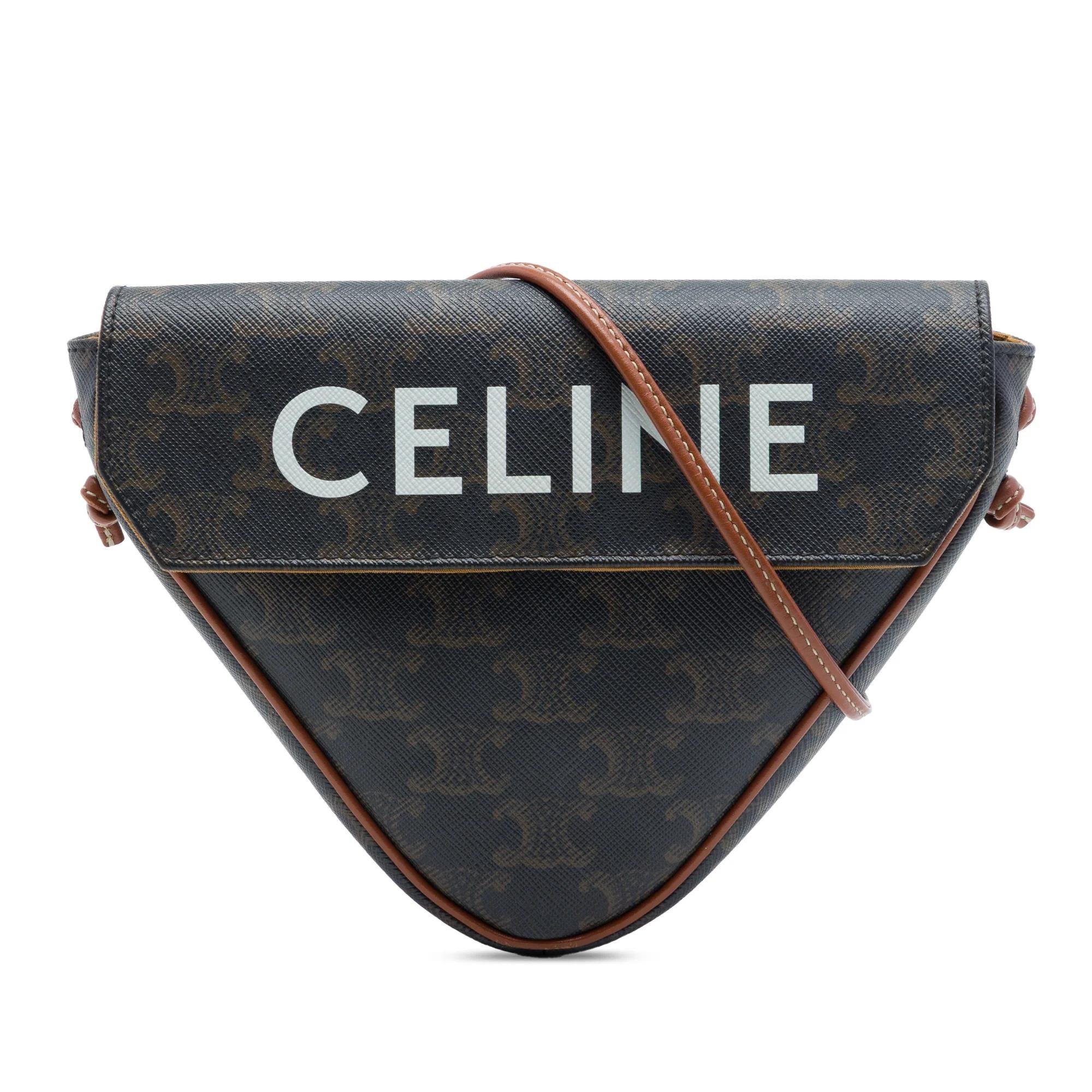 Triangle cloth handbag