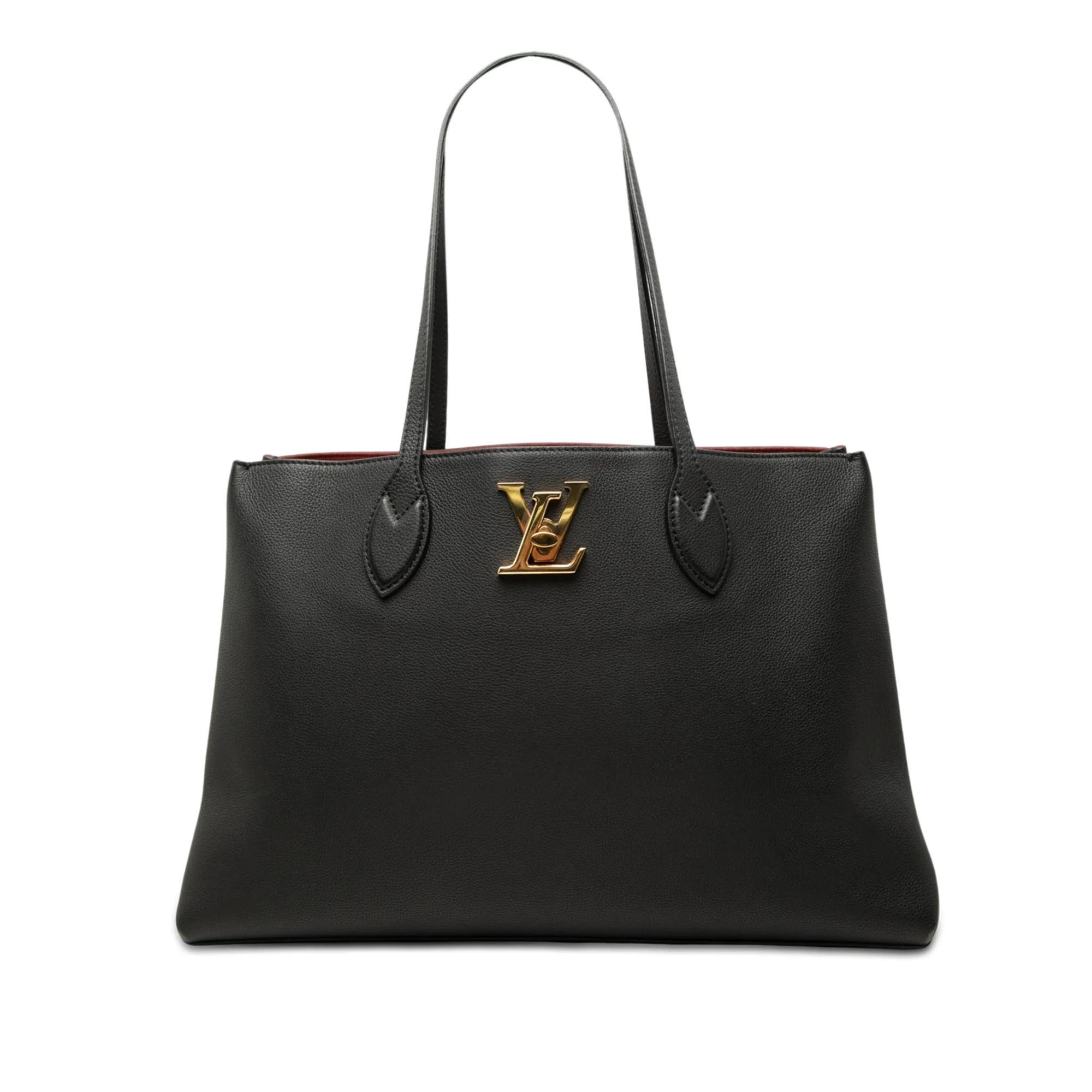 Lockme leather tote