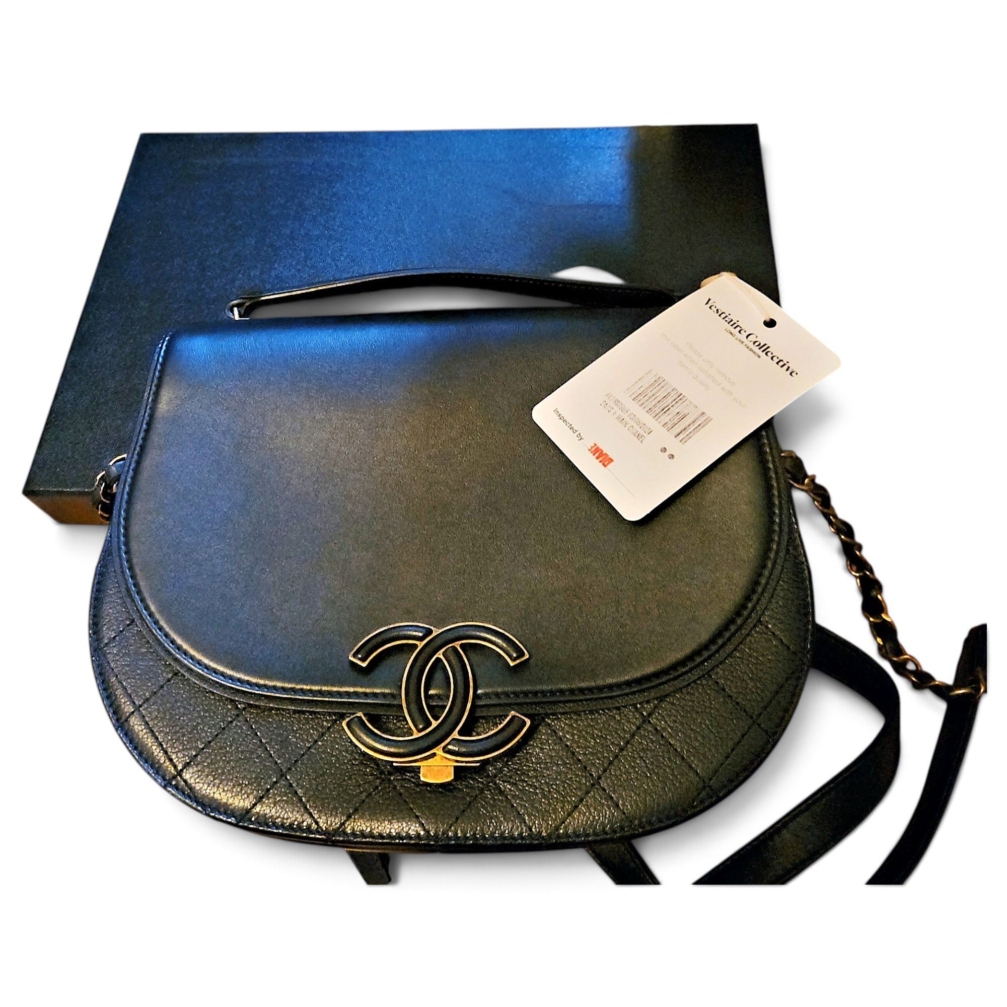 Coco Curve leather crossbody bag