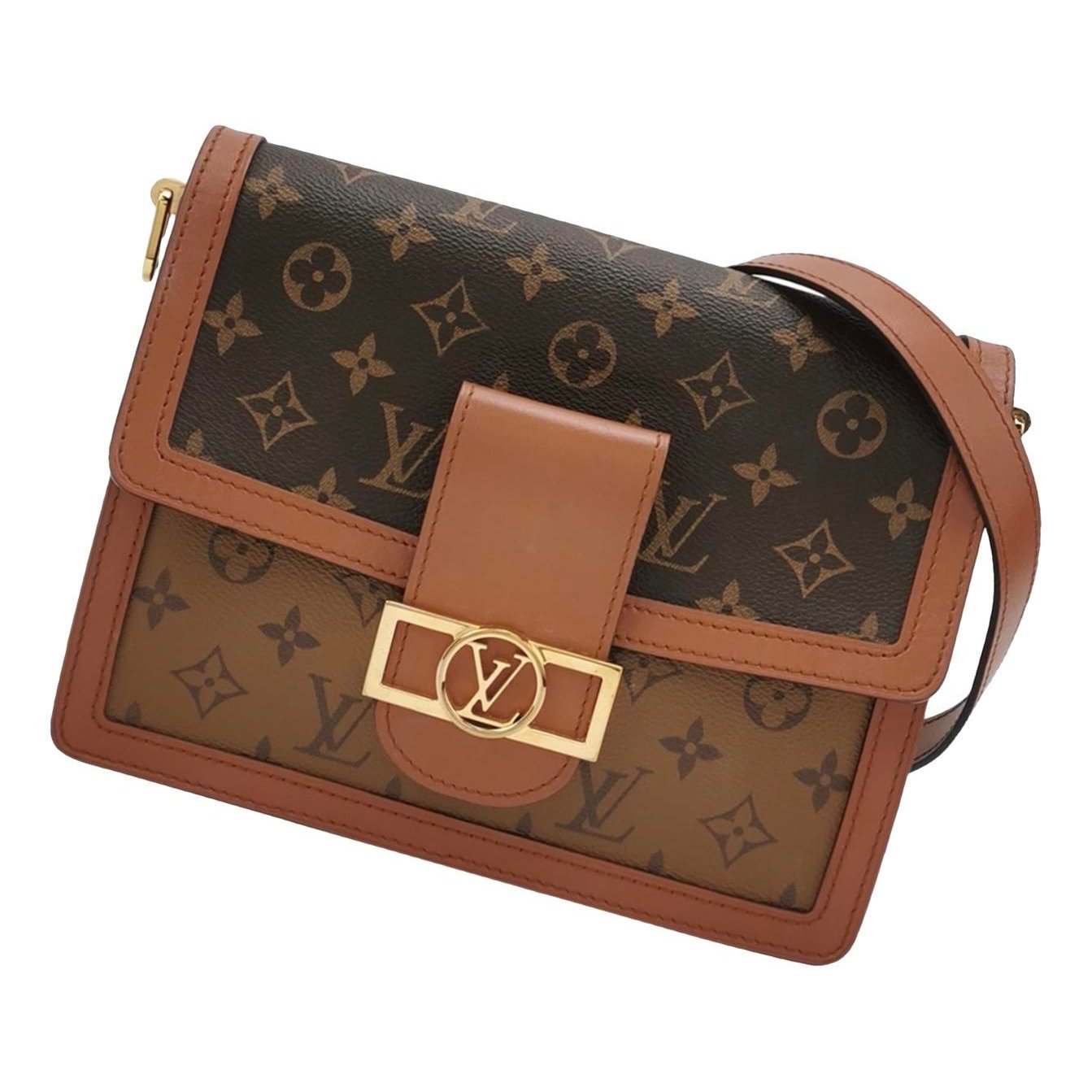 Dauphine leather handbag