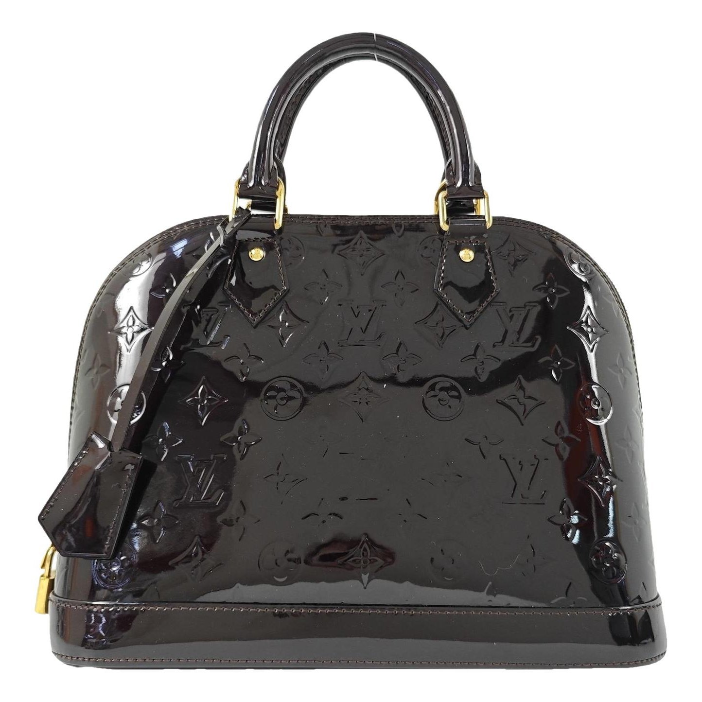 Alma patent leather handbag