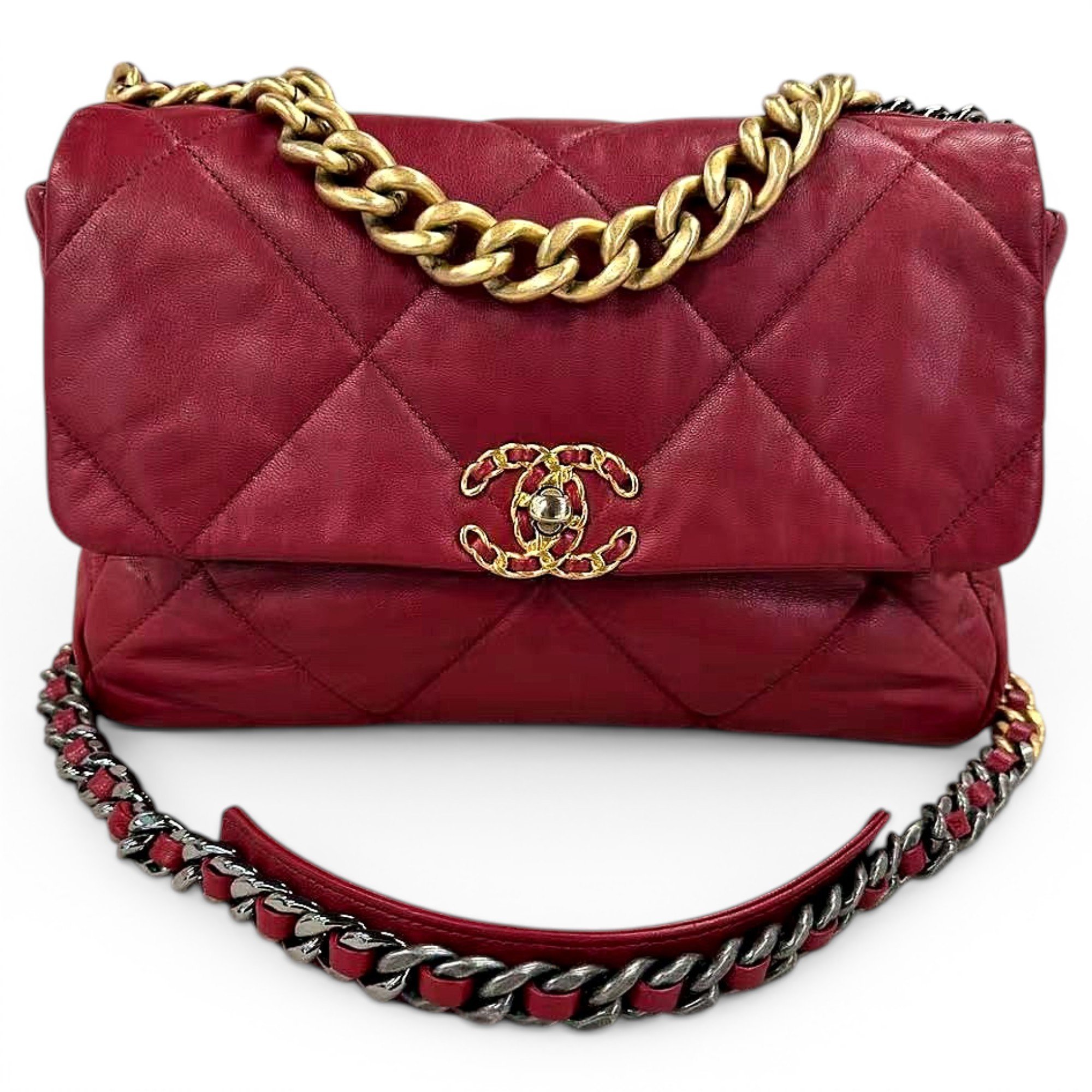 Chanel 19 leather handbag