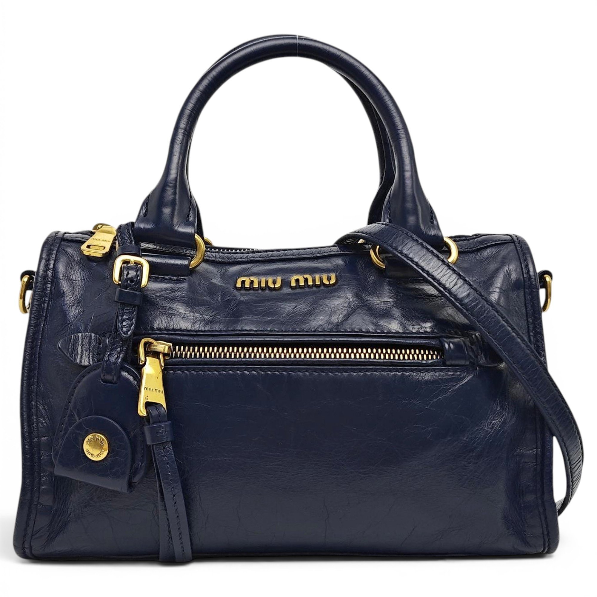Vitello leather handbag
