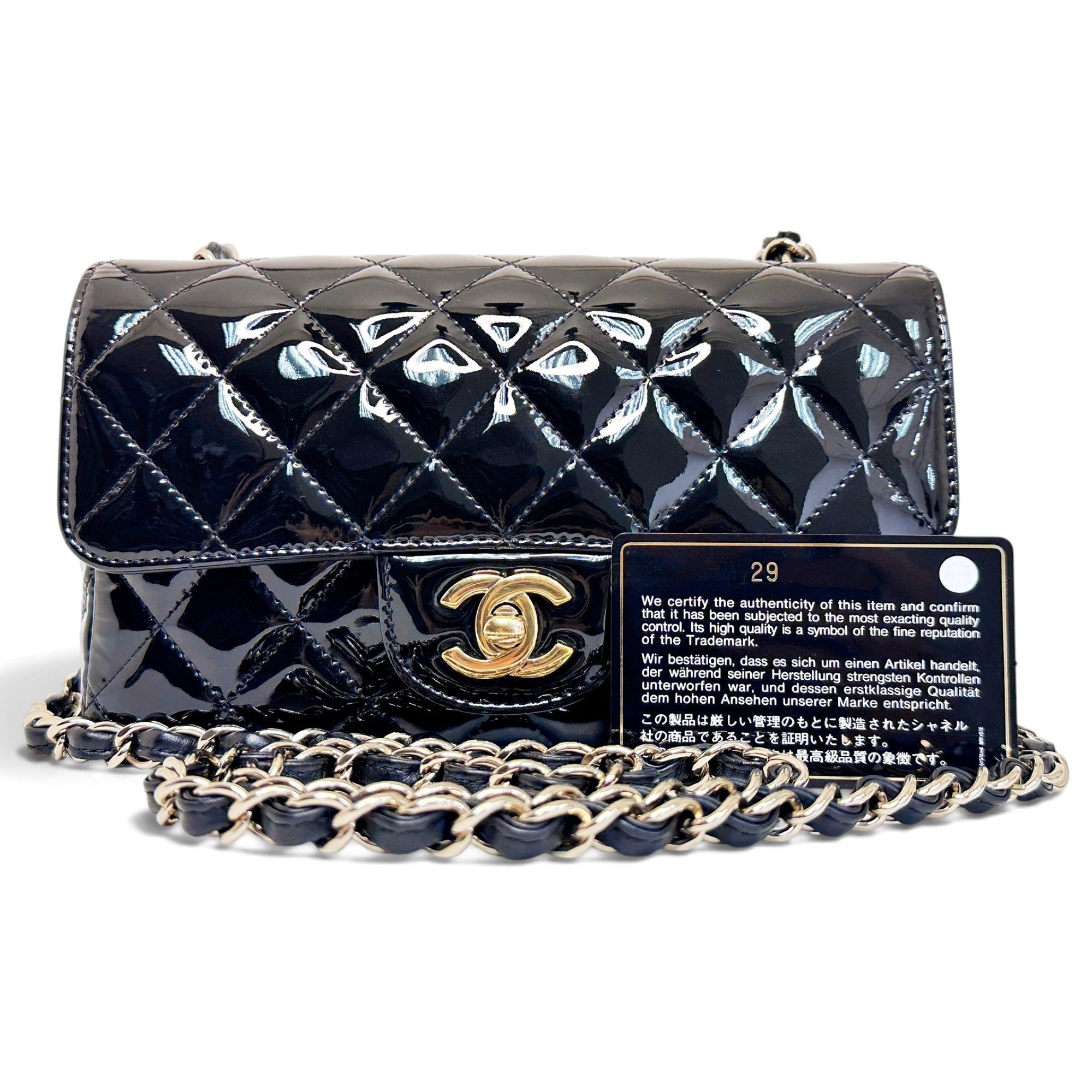 Timeless/Classique patent leather crossbody bag