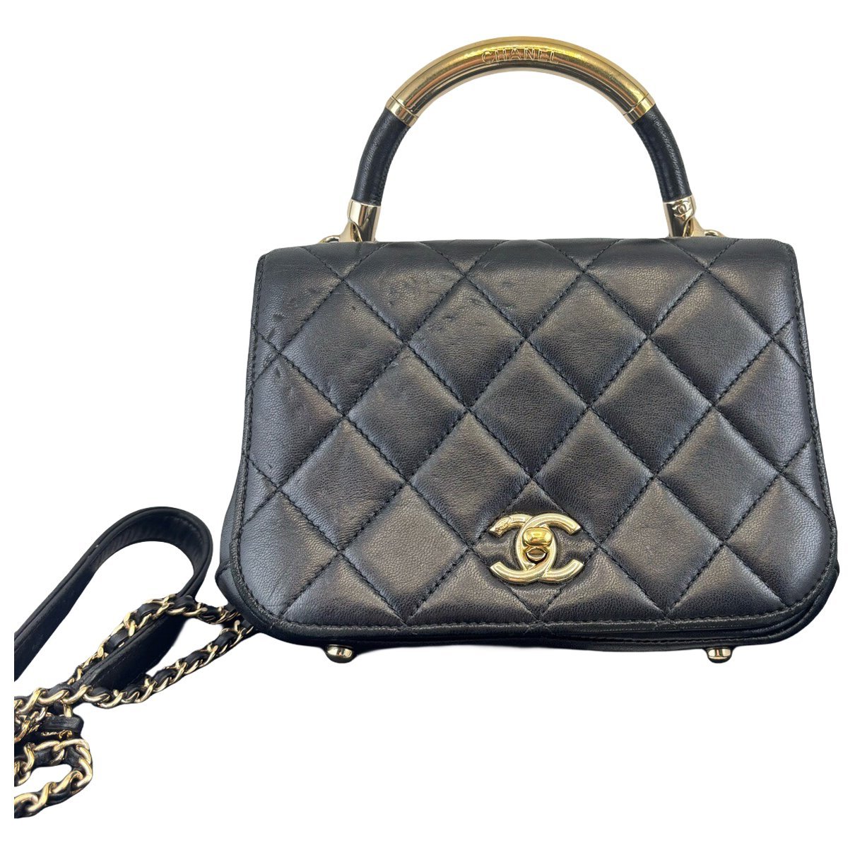 Coco Handle leather handbag