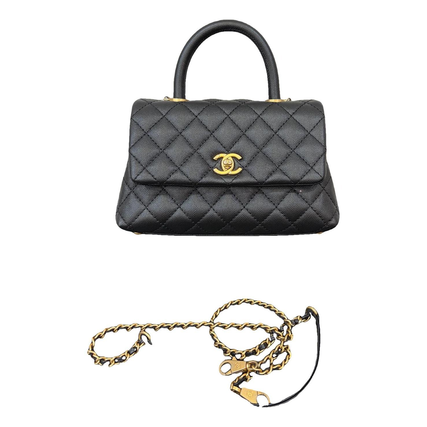 Coco Handle leather handbag