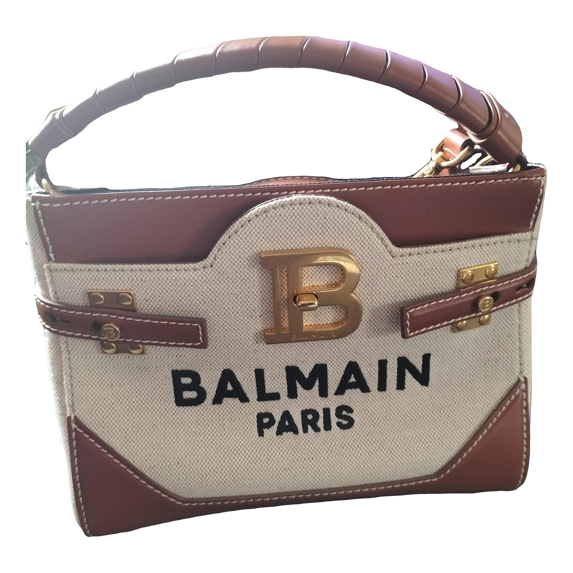 Balmain BBuzz leather mini bag