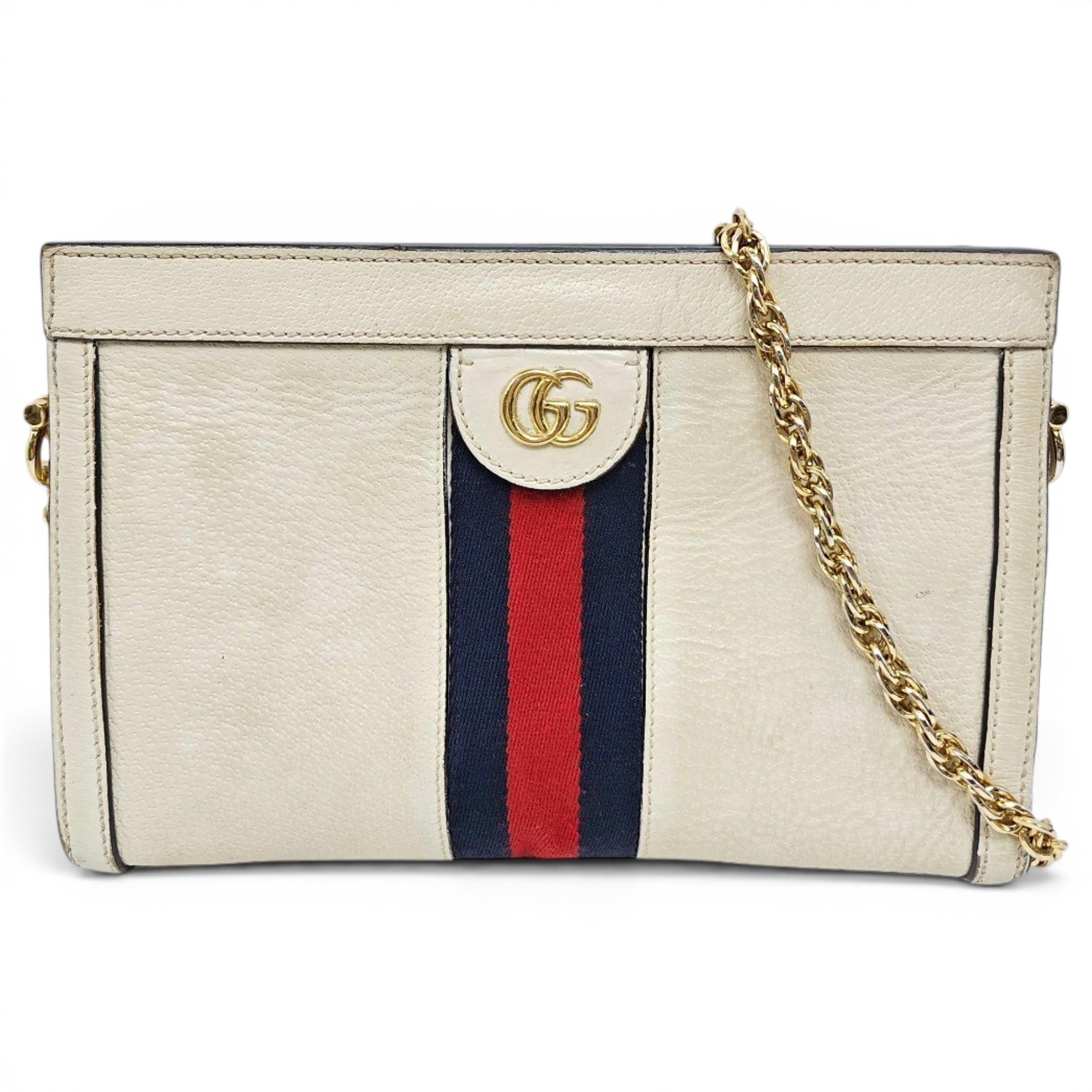 Ophidia Chain leather handbag