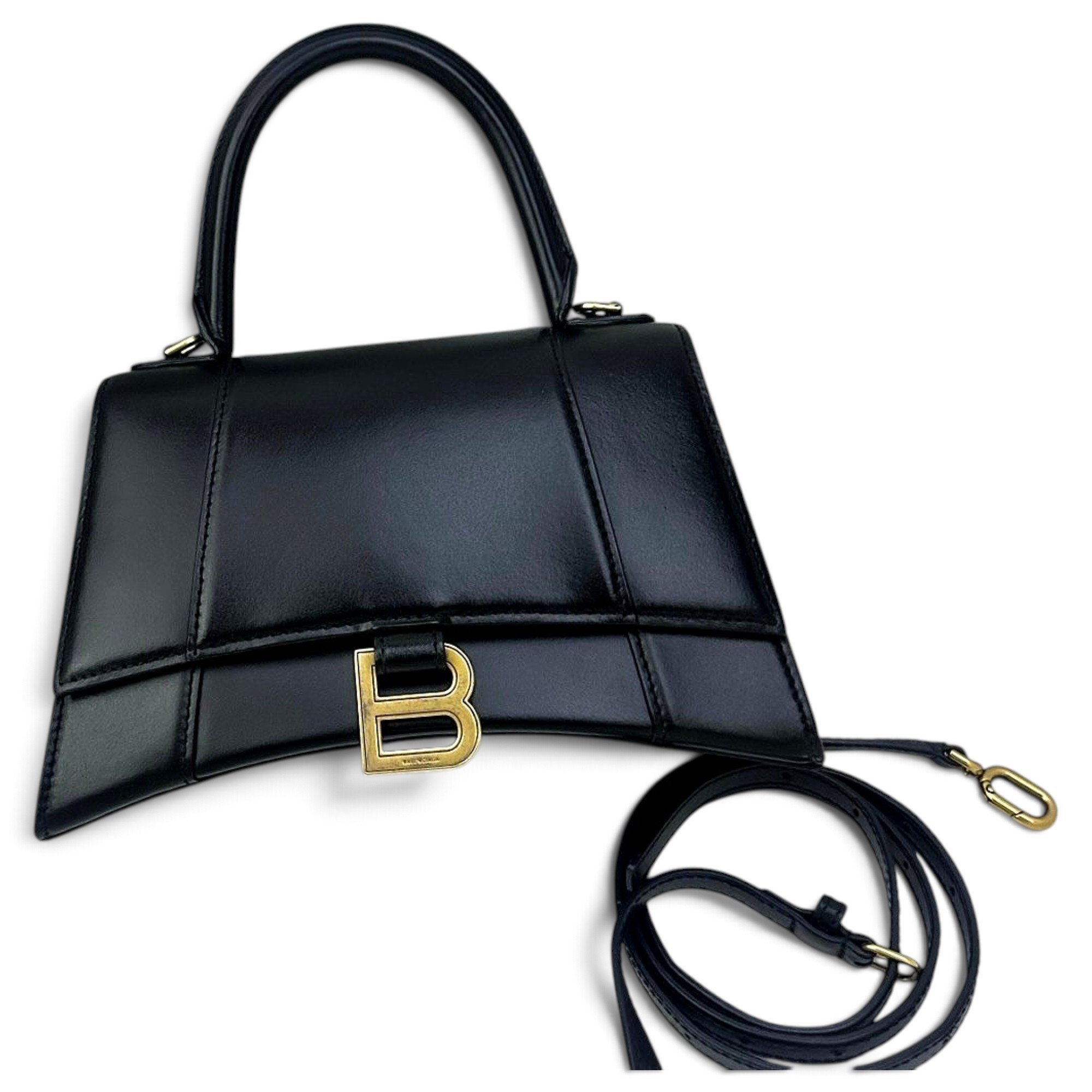 Balenciaga Hourglass leather handbag