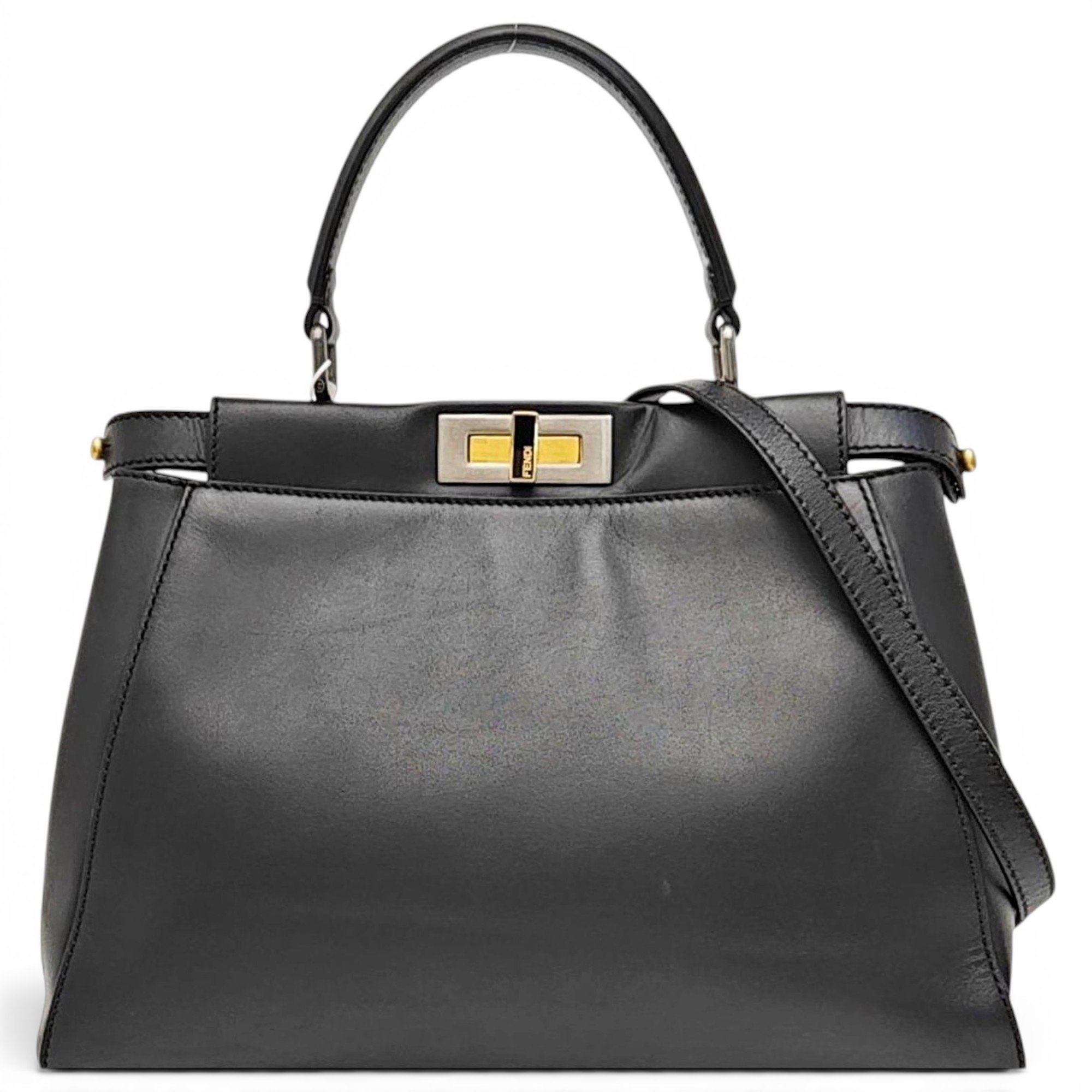 Peekaboo leather crossbody bag