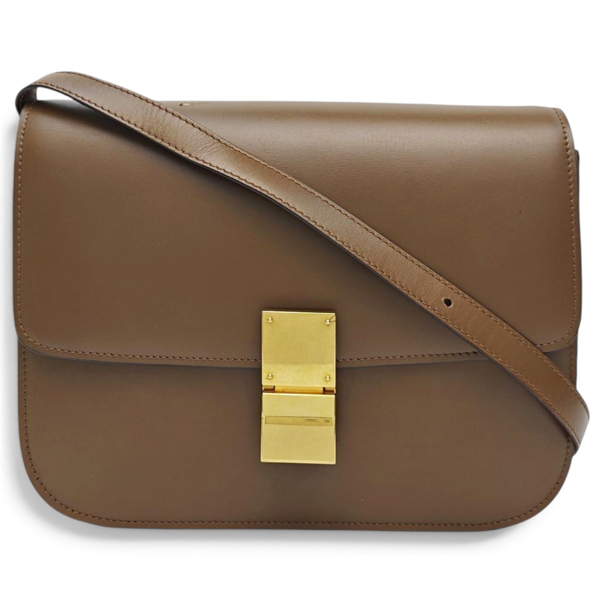 Classic leather handbag