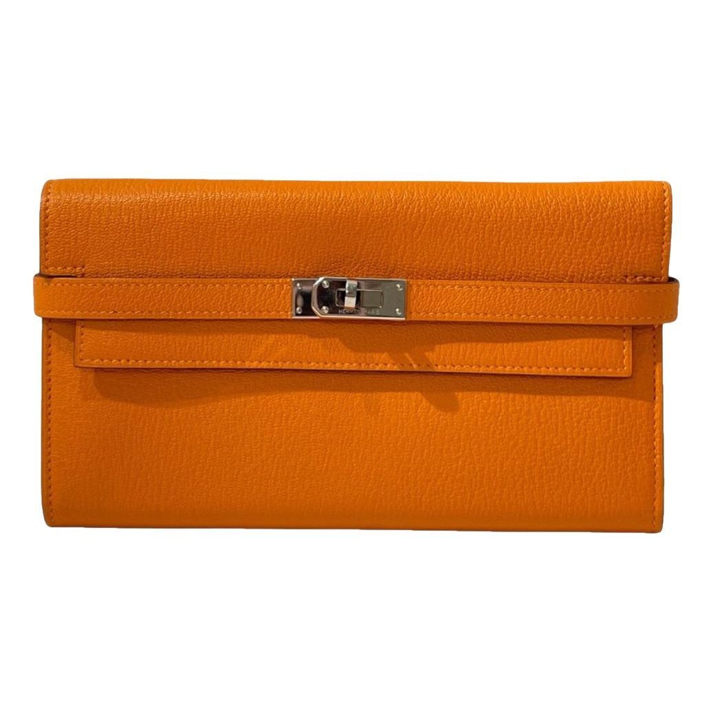 Kelly to go leather clutch bag