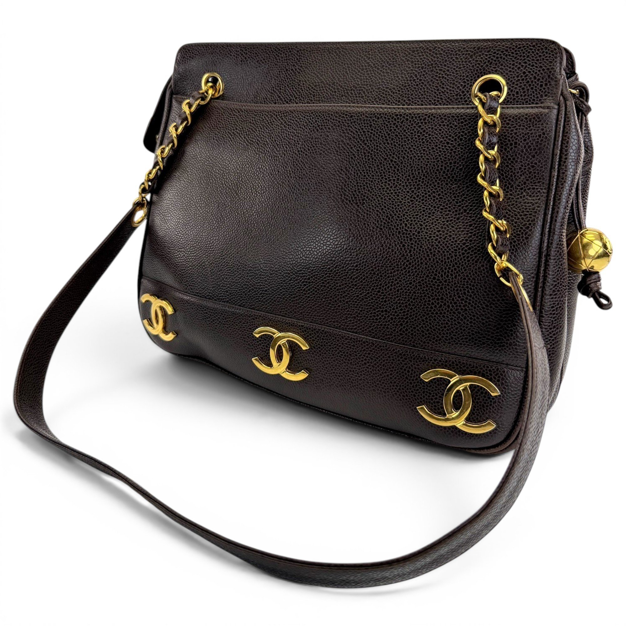 Leather handbag