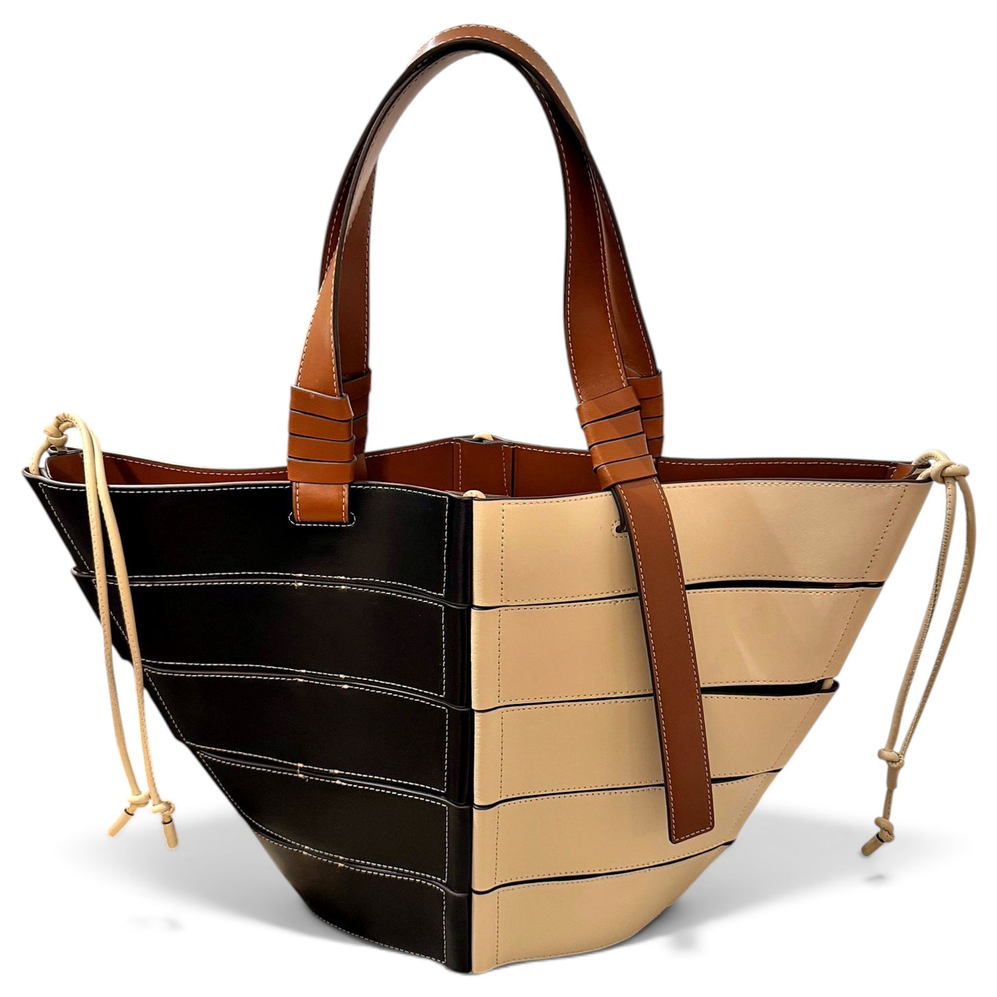 Leather tote