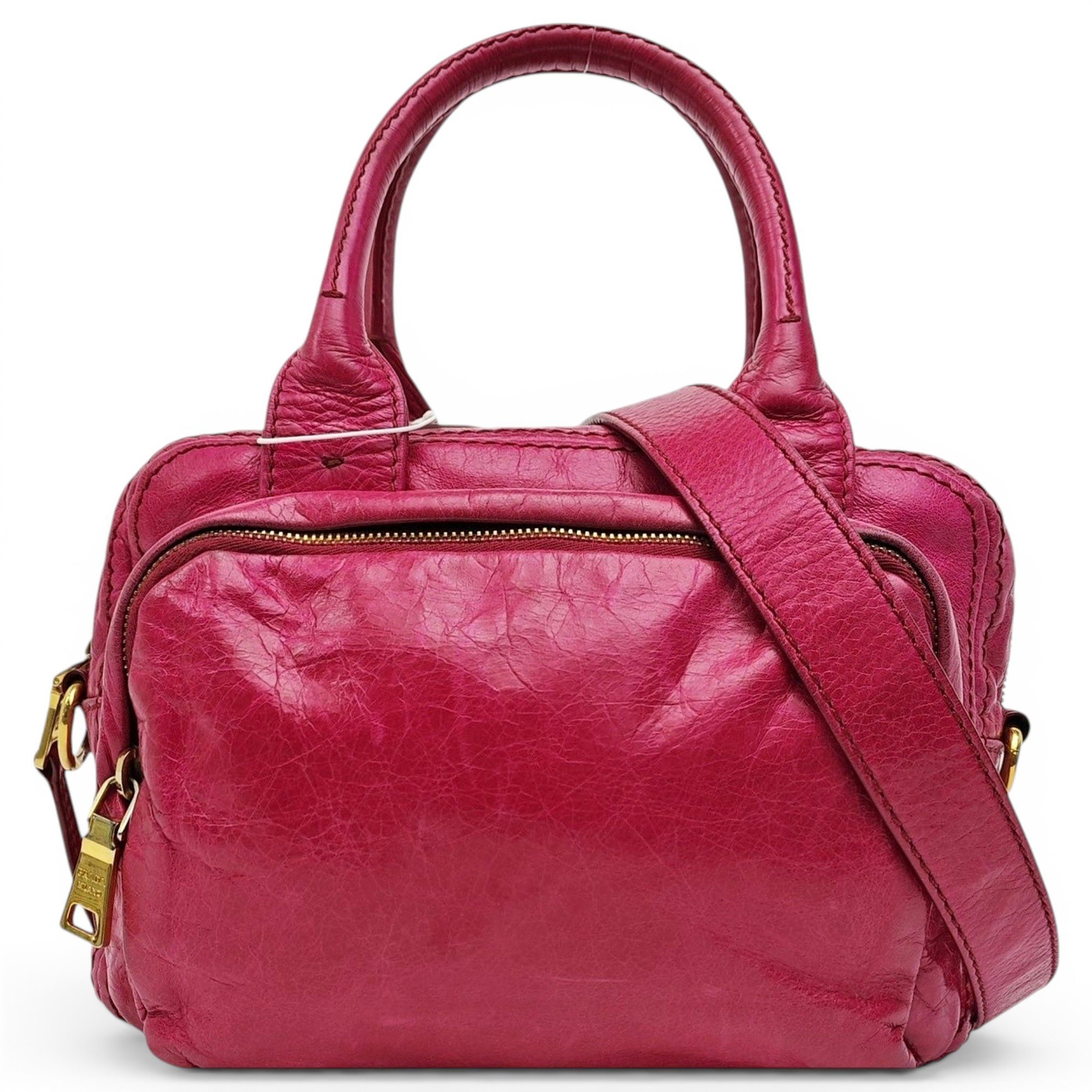 Leather handbag