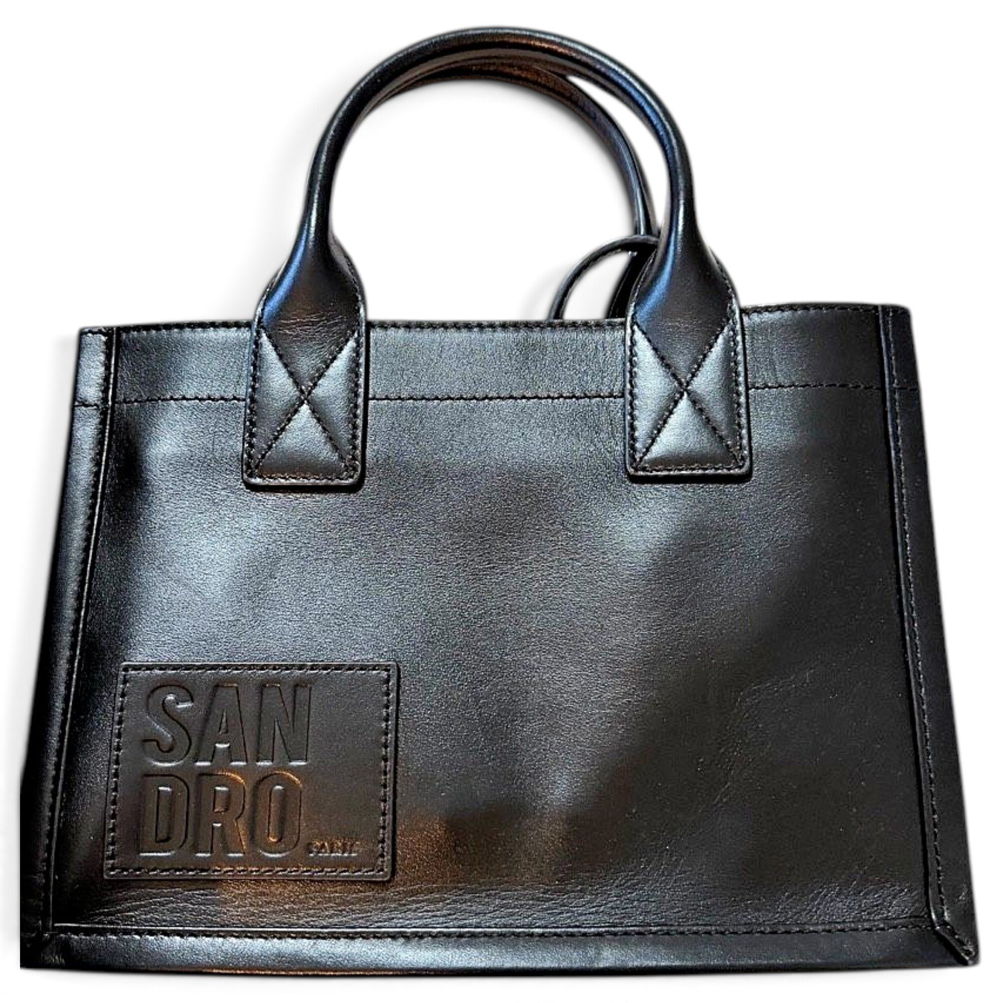 Leather tote