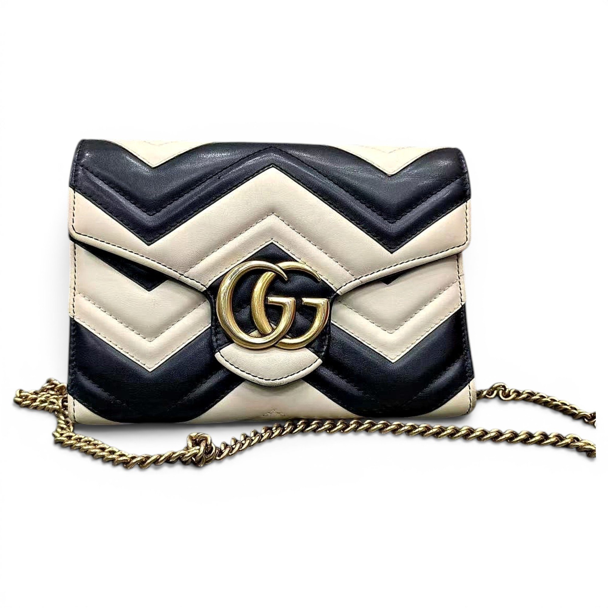 GG Marmont Chain leather crossbody bag