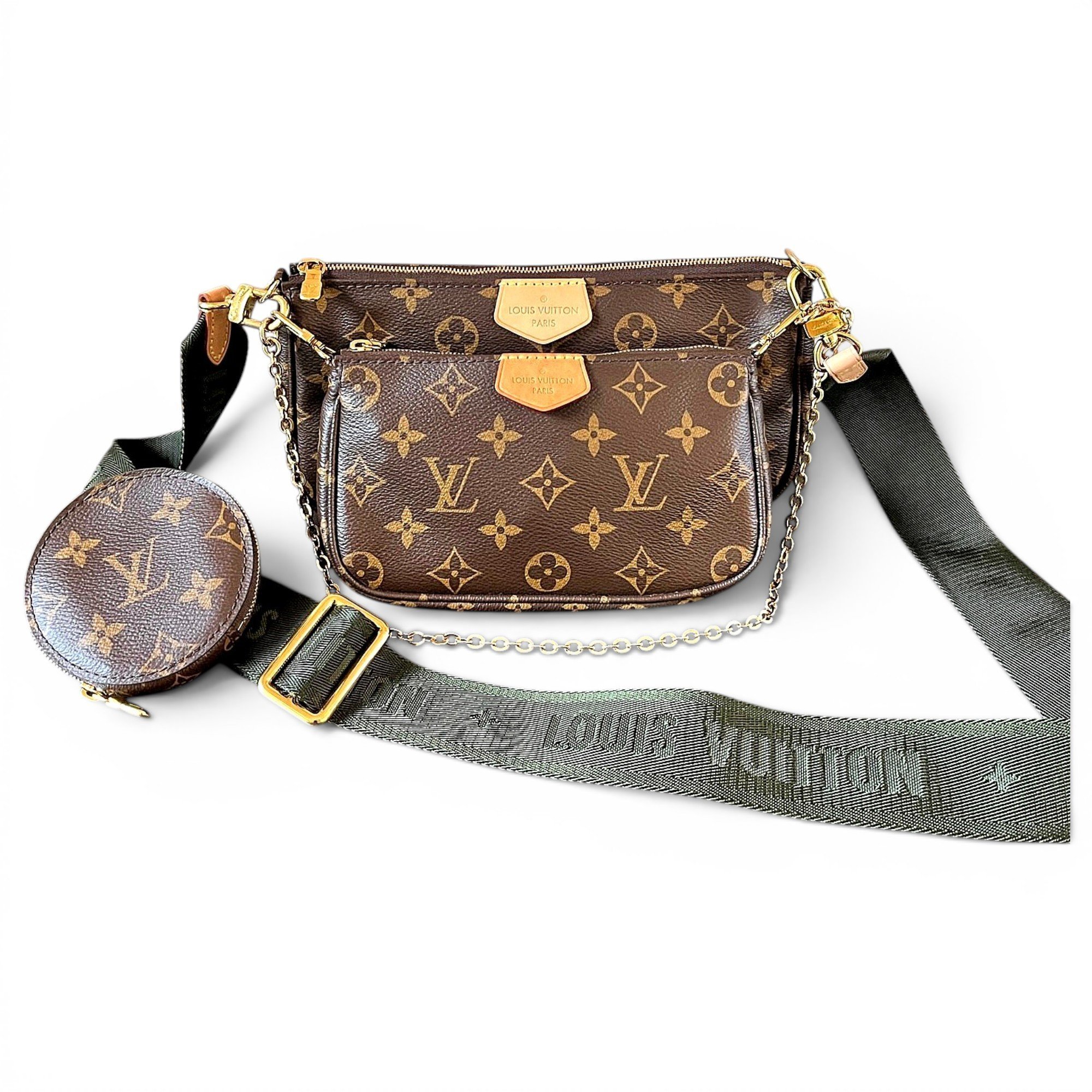 Multi Pochette Accessoires leather crossbody bag