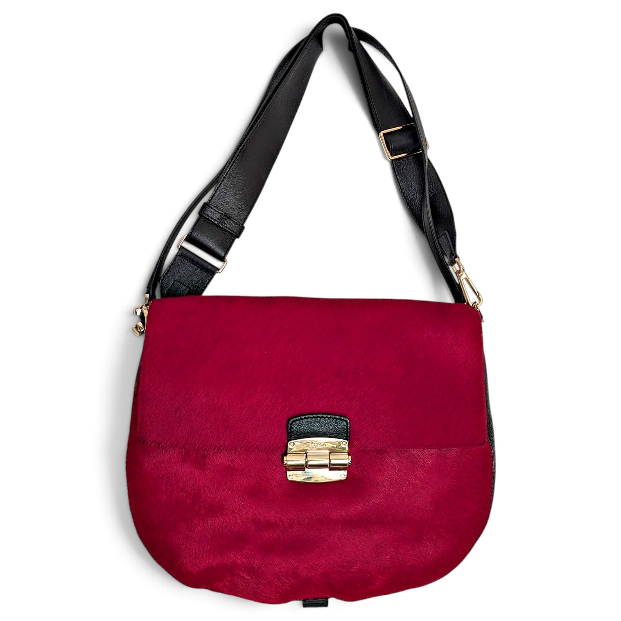Furla Pony-style calfskin crossbody bag