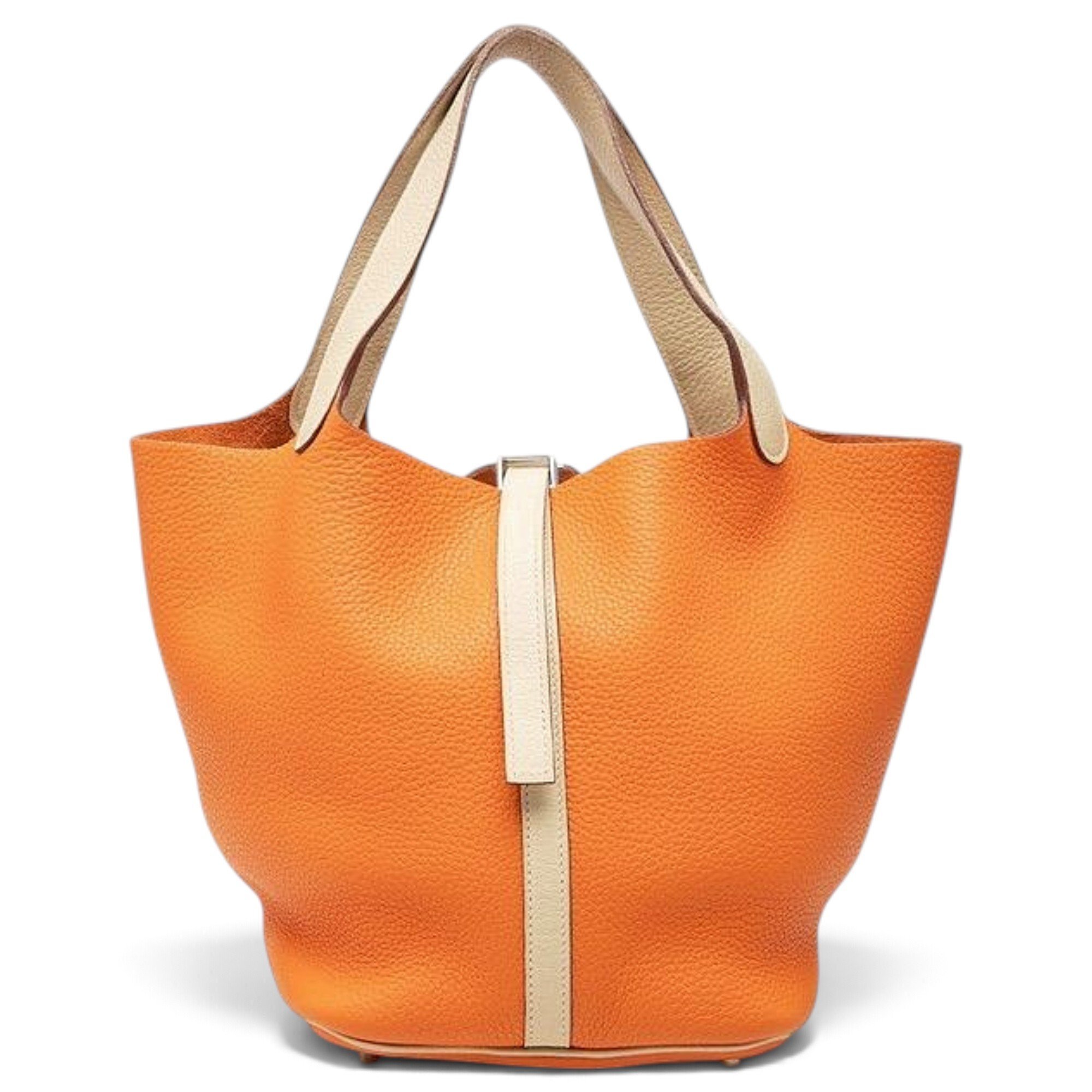 Picotin leather handbag