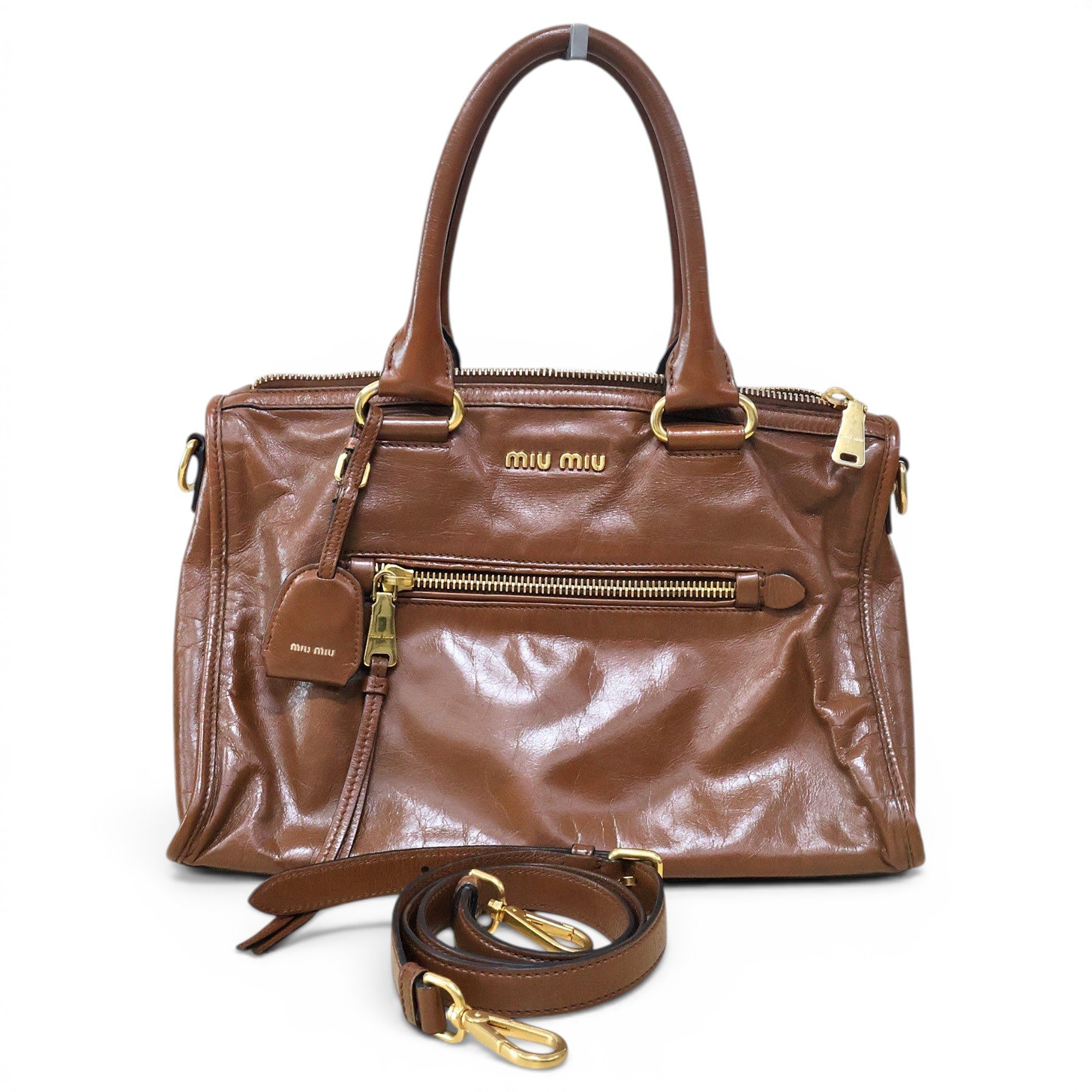 Leather handbag