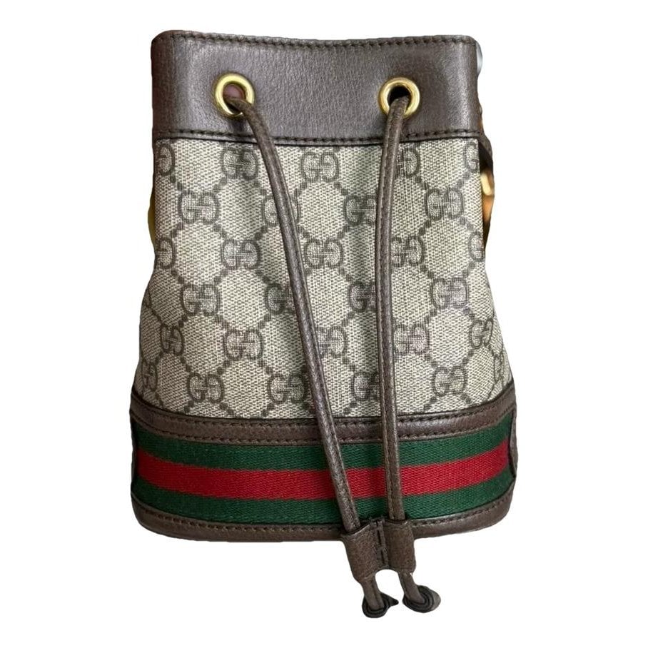 Ophidia Bucket leather handbag