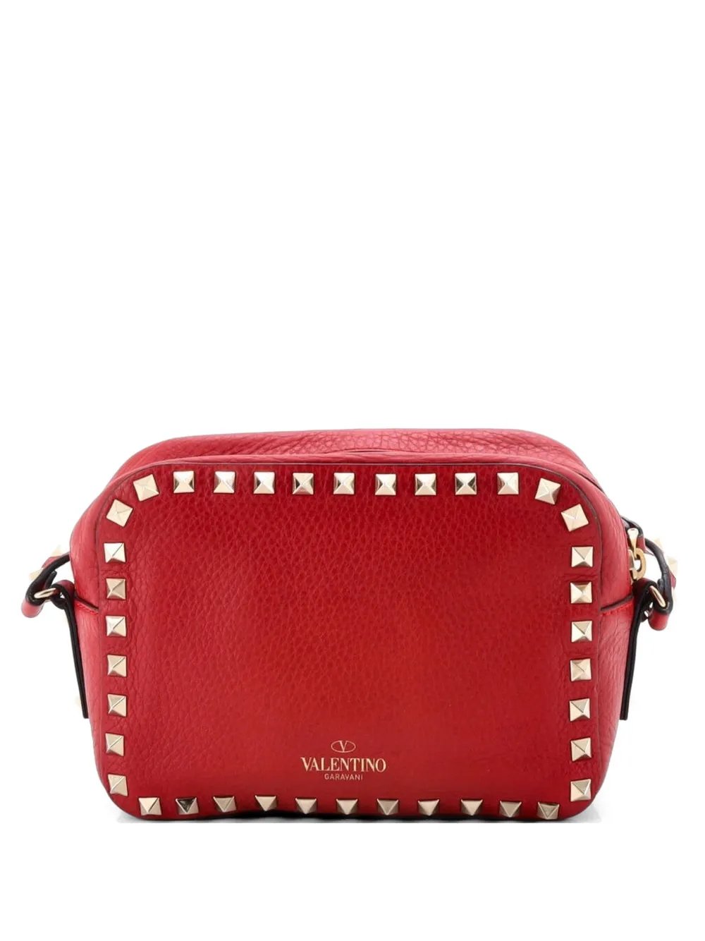 Rockstud Camera Leather crossbody bag