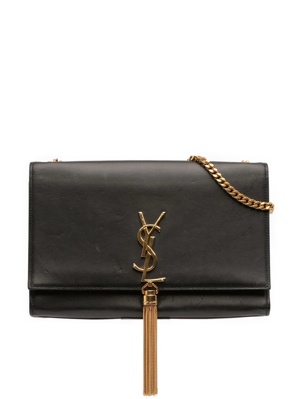 2016 Medium Smooth Calfskin Classic Monogram Kate Tassel crossbody bag