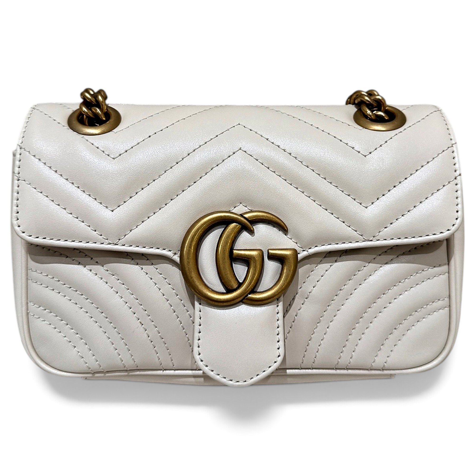 GG Marmont Flap leather handbag