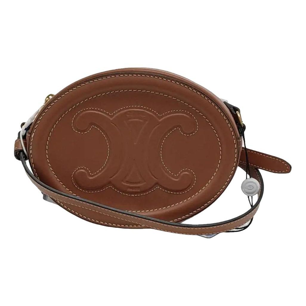 Triomphe leather crossbody bag