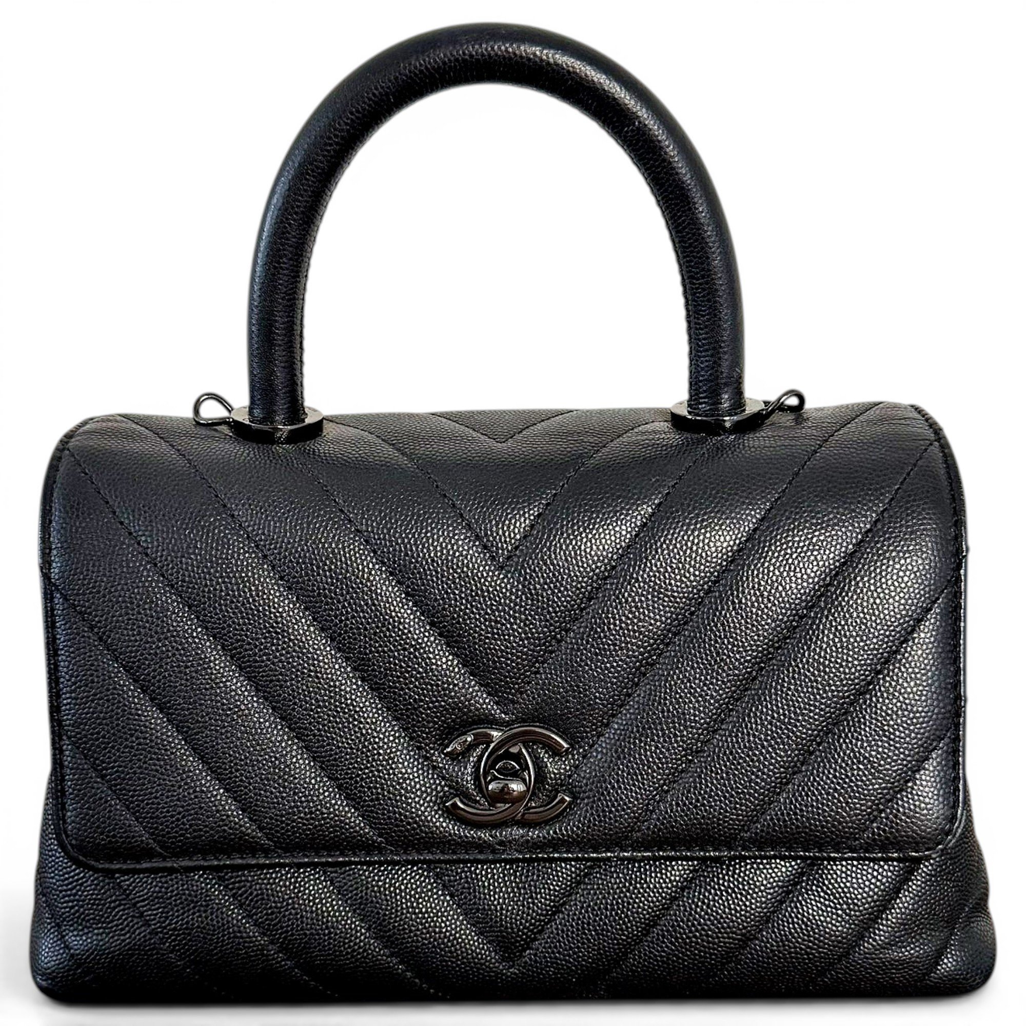 Leather handbag