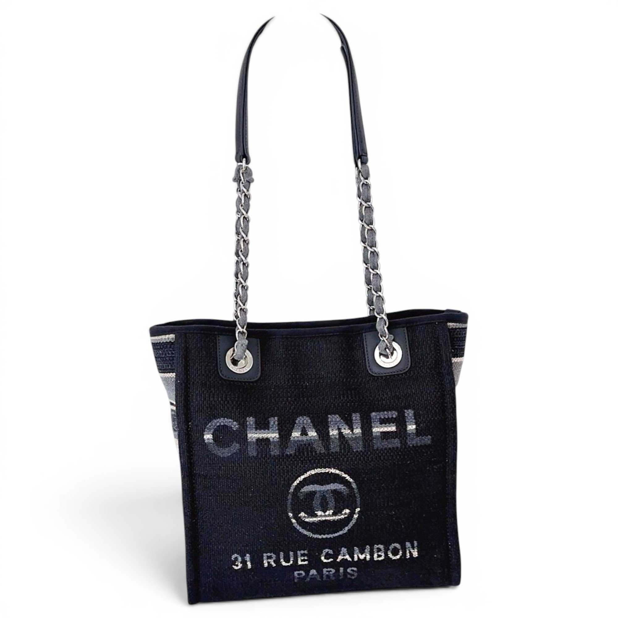 Deauville Chain cloth tote