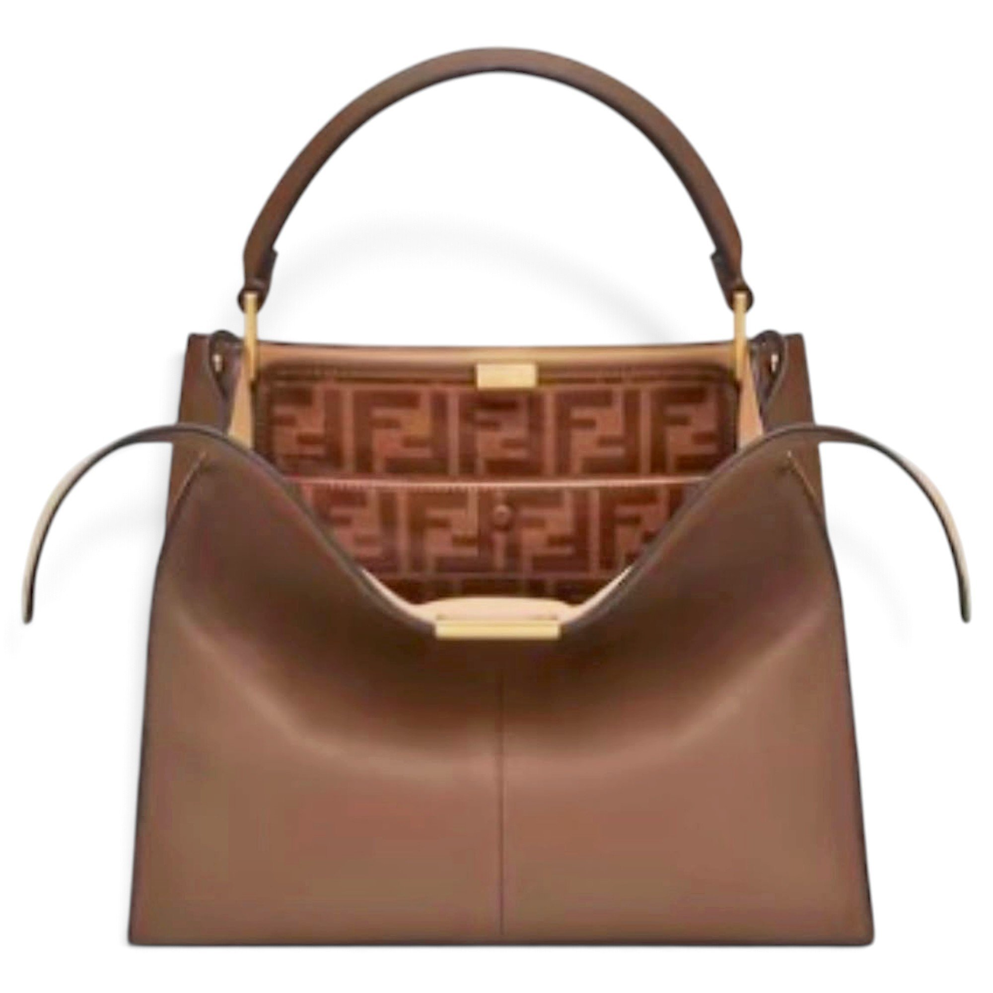 Peekaboo leather handbag