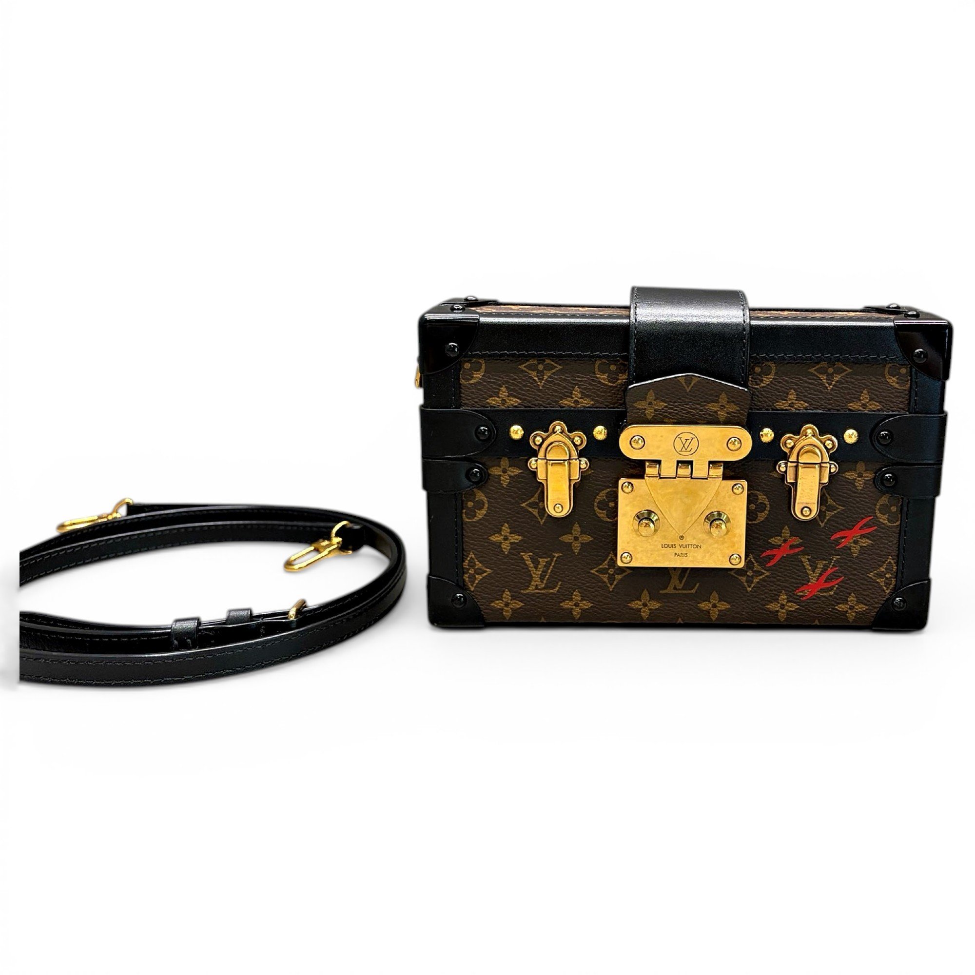 Louis Vuitton Petite Malle leather crossbody bag