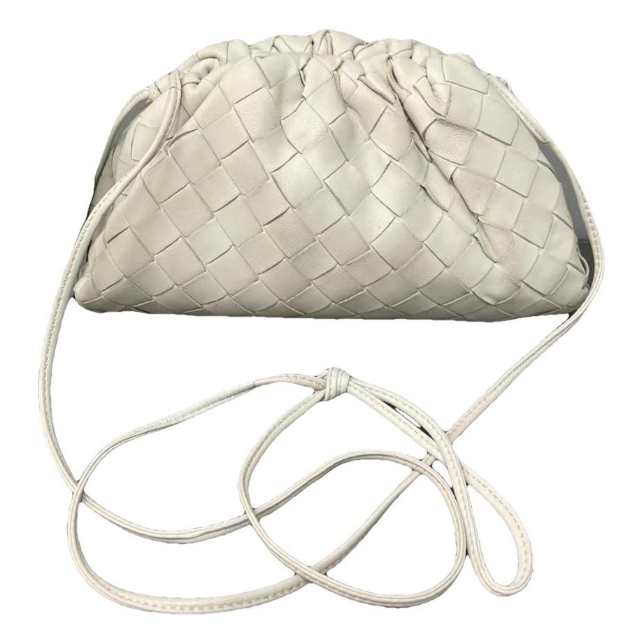 Pouch leather handbag