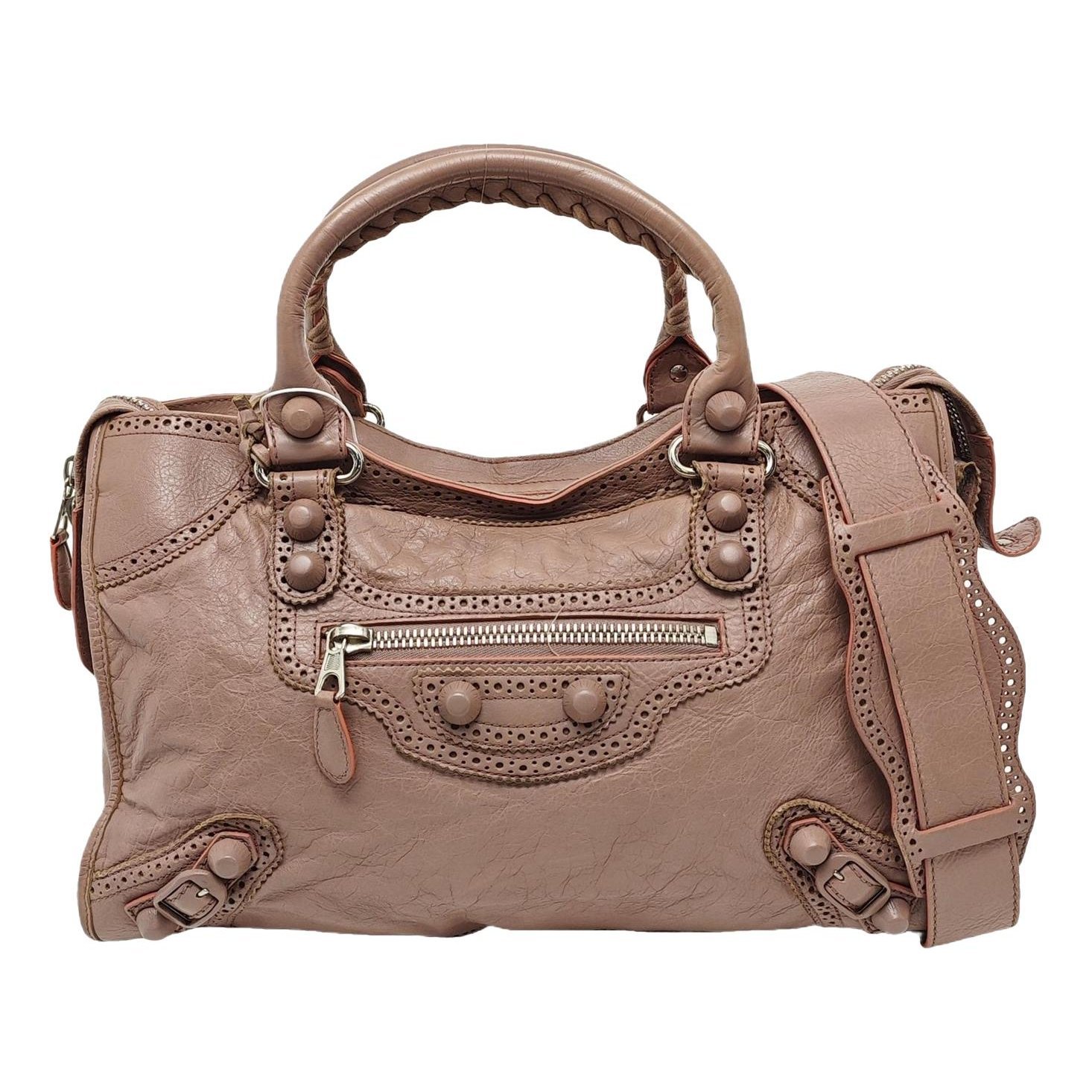Leather handbag