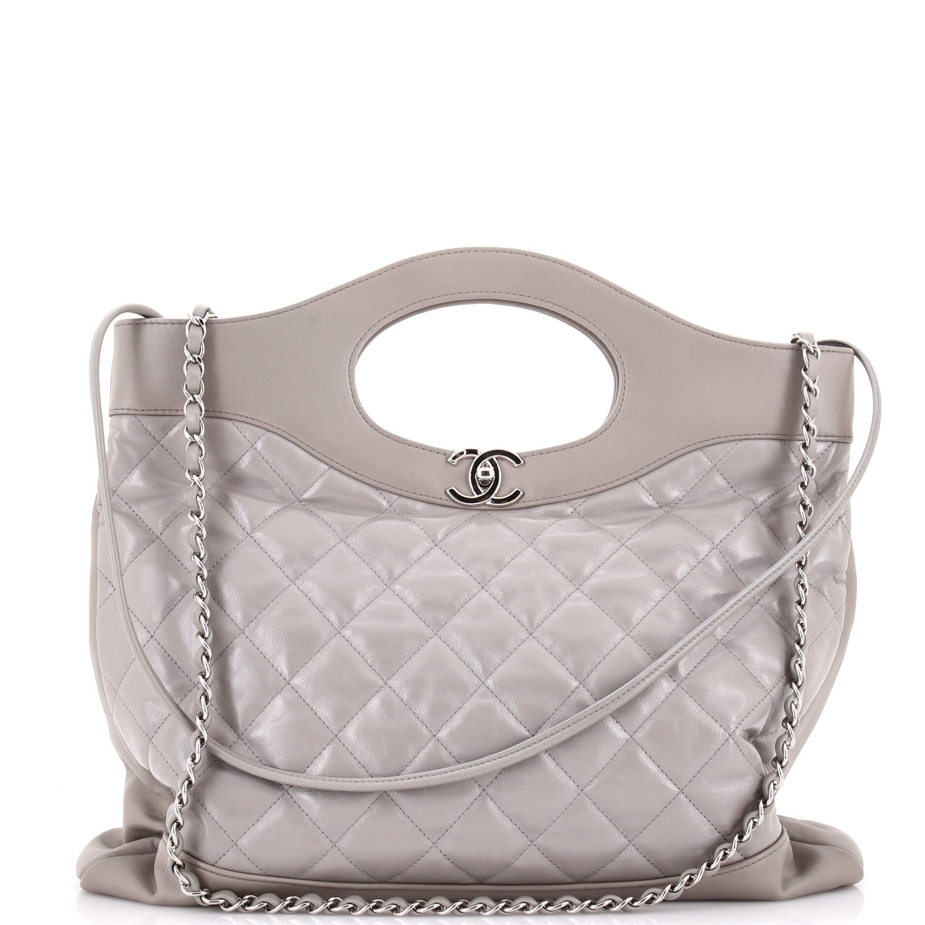 31 Shopping Bag Quilted Calfskin Large