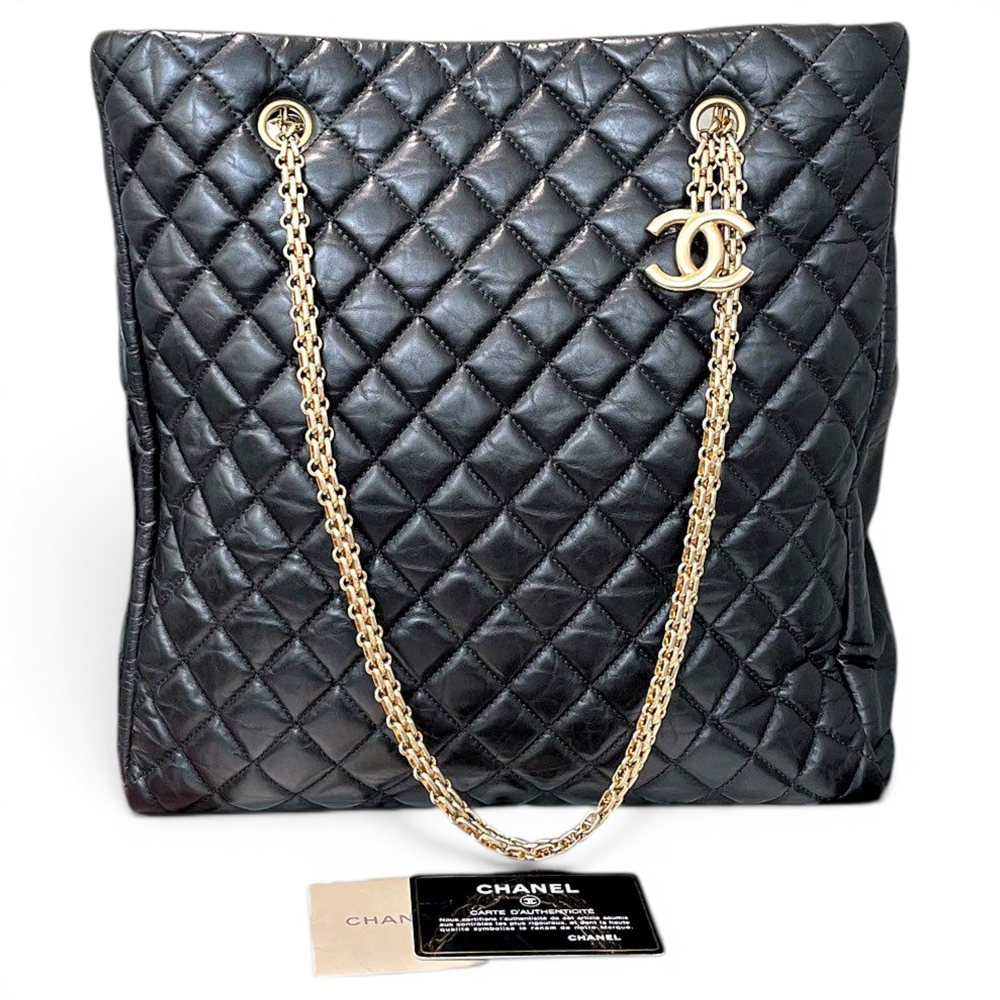 Leather tote