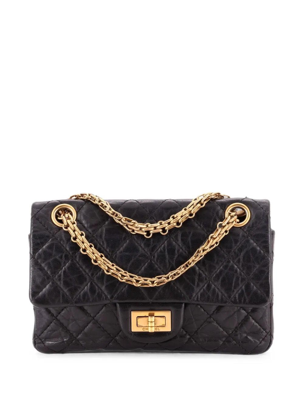 Reissue 2.55 Flap Bag Quilted Aged Calfskin Mini crossbody bag