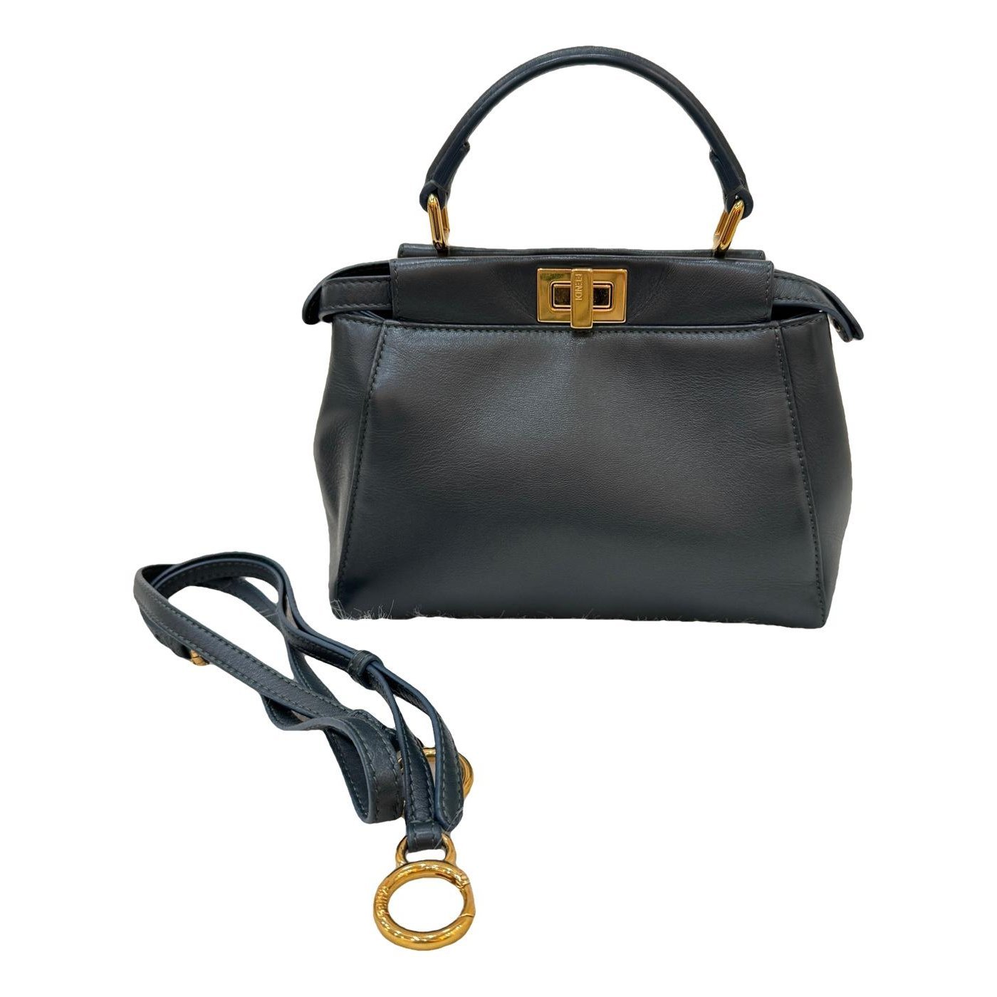 Peekaboo leather handbag