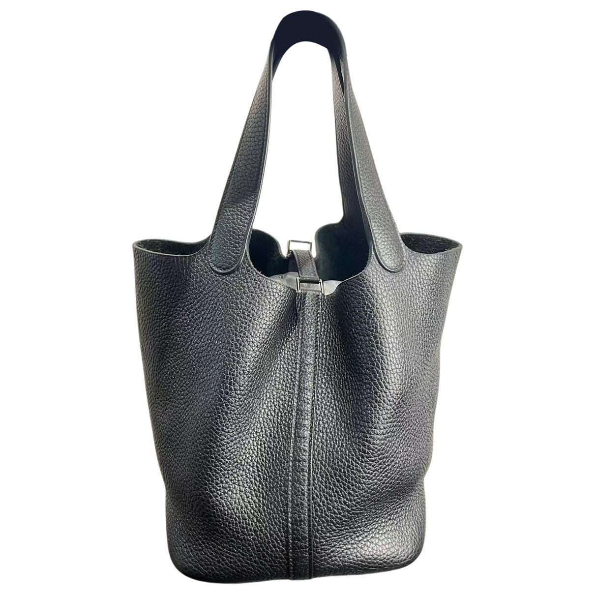 Picotin leather handbag